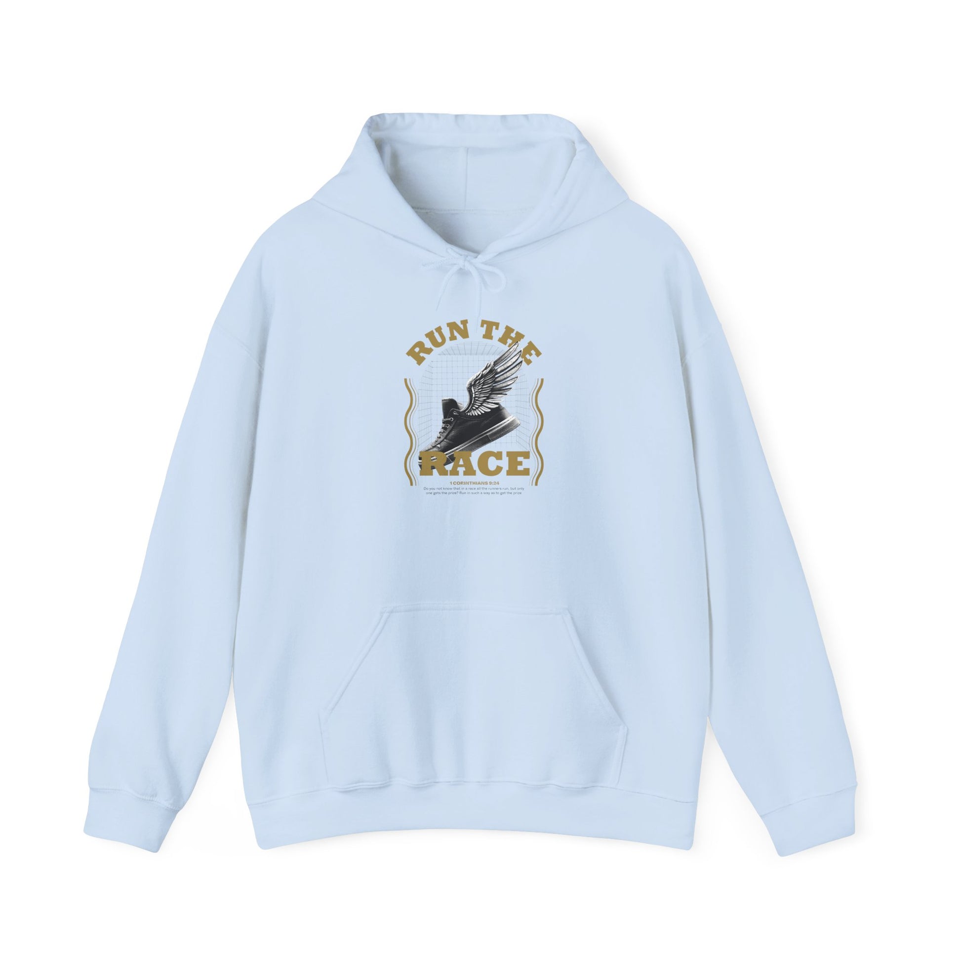 "Run The Race" Unisex Heavy Blend™ Hoodies - The Shield of Light