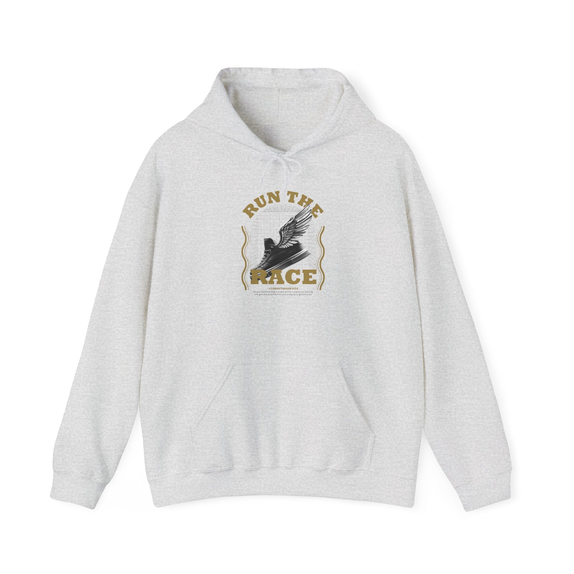 "Run The Race" Unisex Heavy Blend™ Hoodies - The Shield of Light