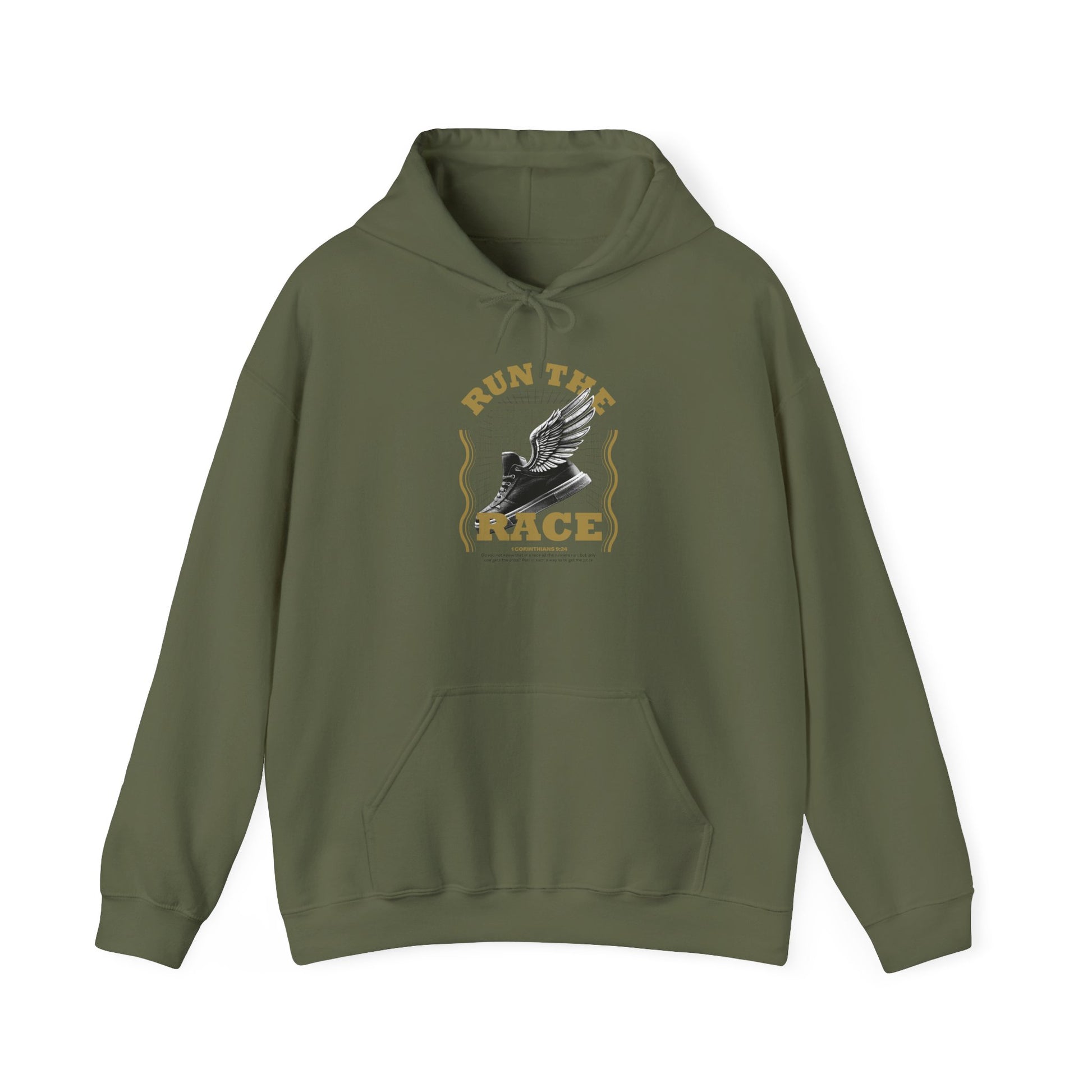 "Run The Race" Unisex Heavy Blend™ Hoodies - The Shield of Light