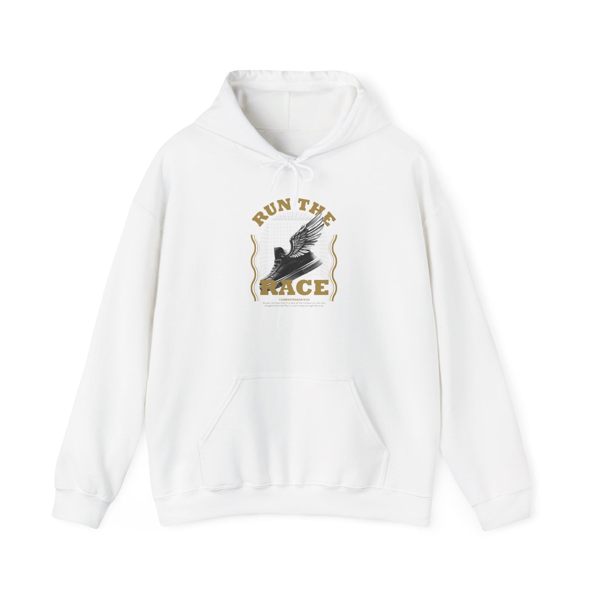 "Run The Race" Unisex Heavy Blend™ Hoodies - The Shield of Light