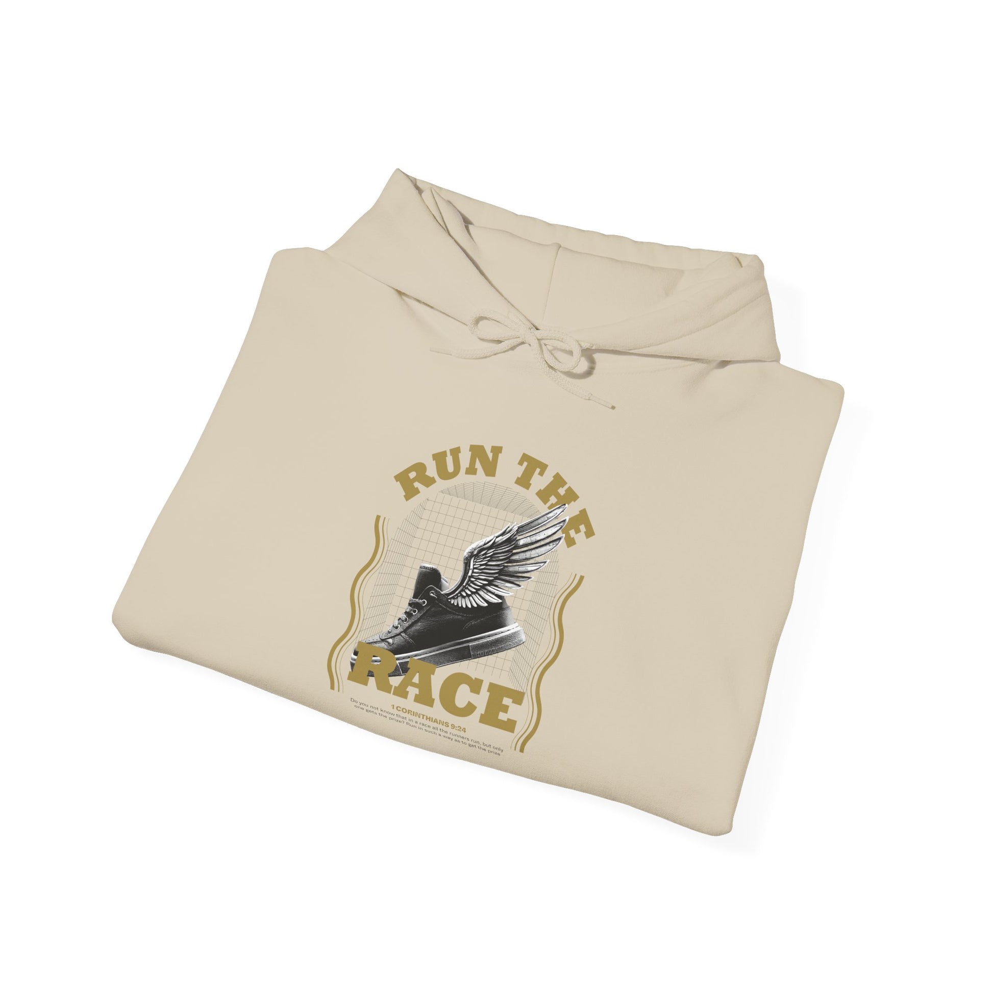 "Run The Race" Unisex Heavy Blend™ Hoodies - The Shield of Light