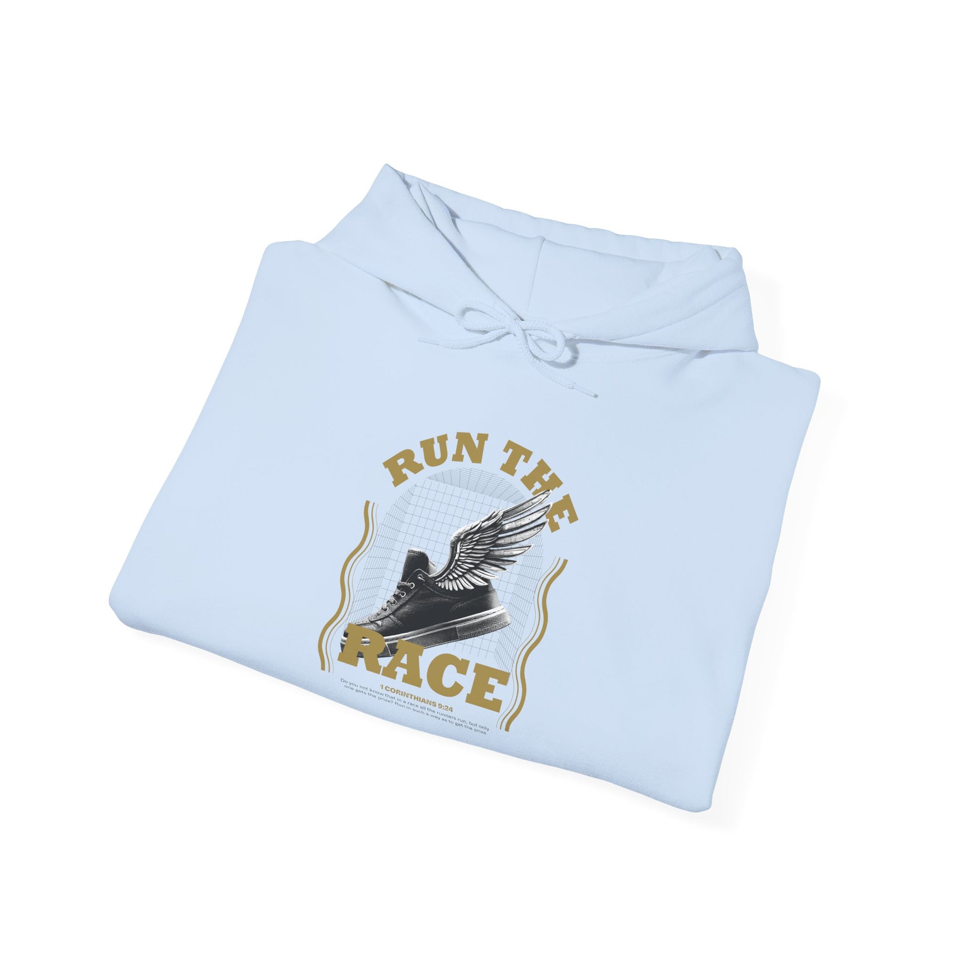 "Run The Race" Unisex Heavy Blend™ Hoodies - The Shield of Light