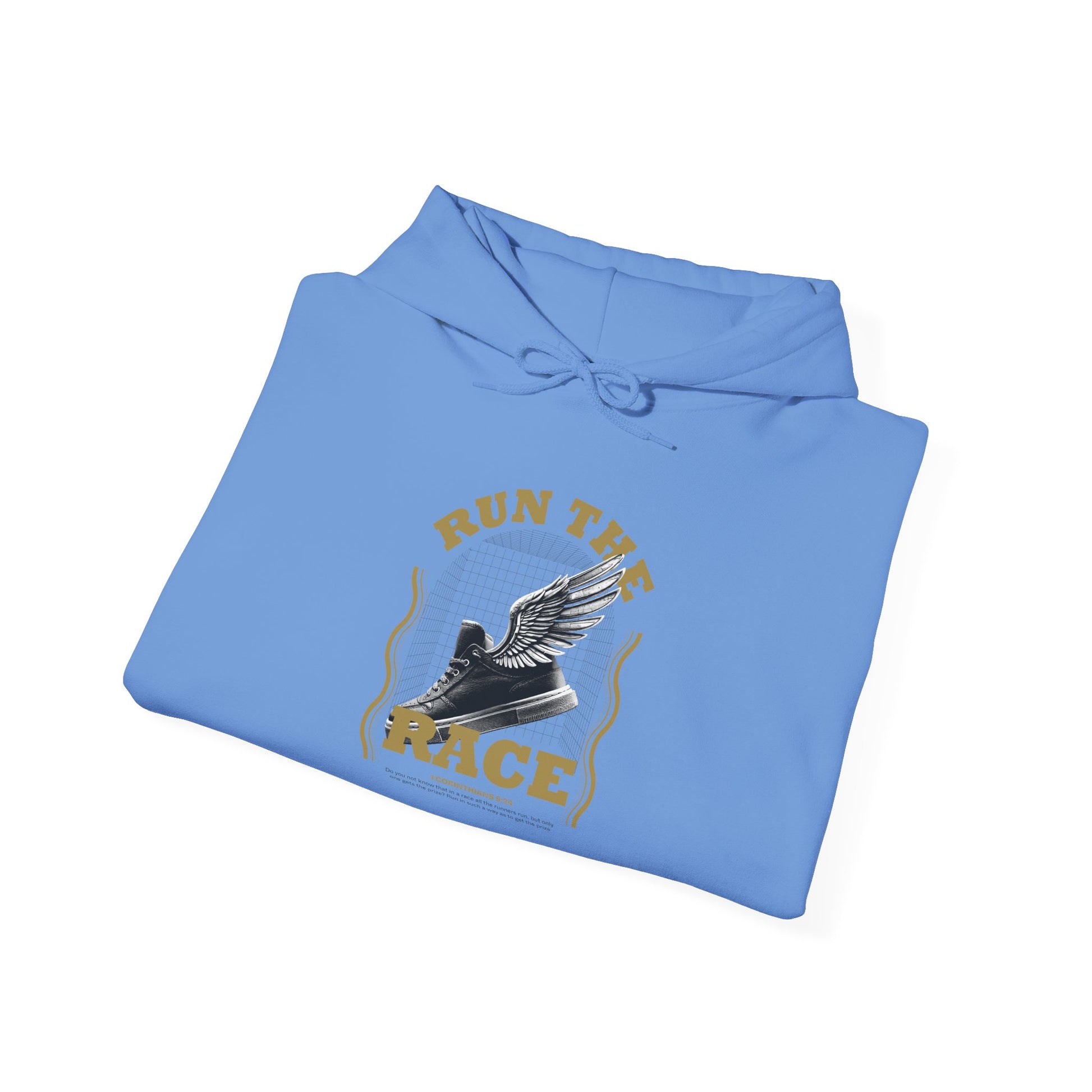 "Run The Race" Unisex Heavy Blend™ Hoodies - The Shield of Light