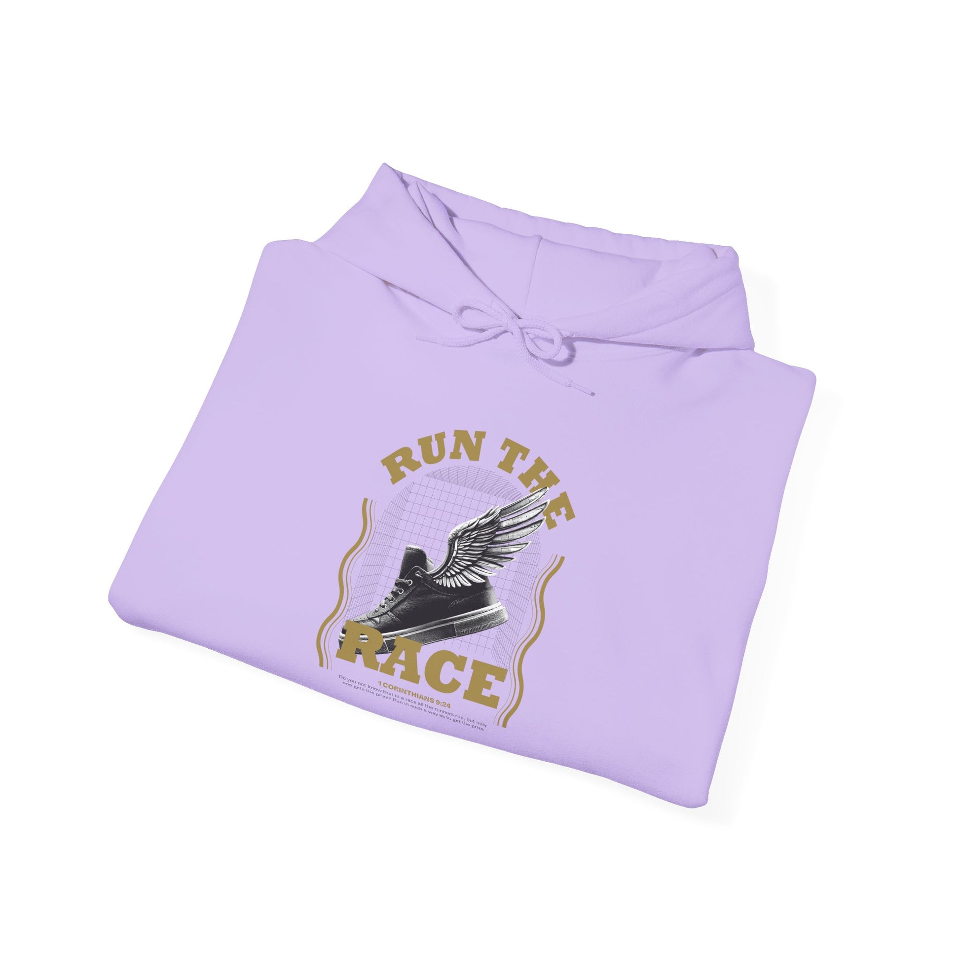 "Run The Race" Unisex Heavy Blend™ Hoodies - The Shield of Light