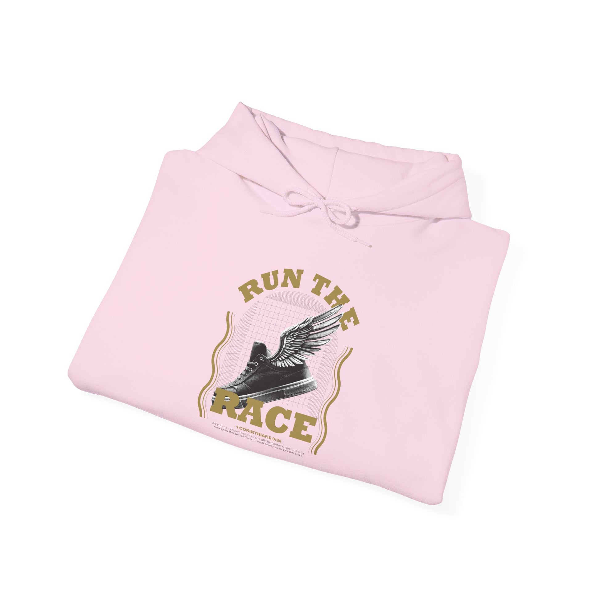 "Run The Race" Unisex Heavy Blend™ Hoodies - The Shield of Light