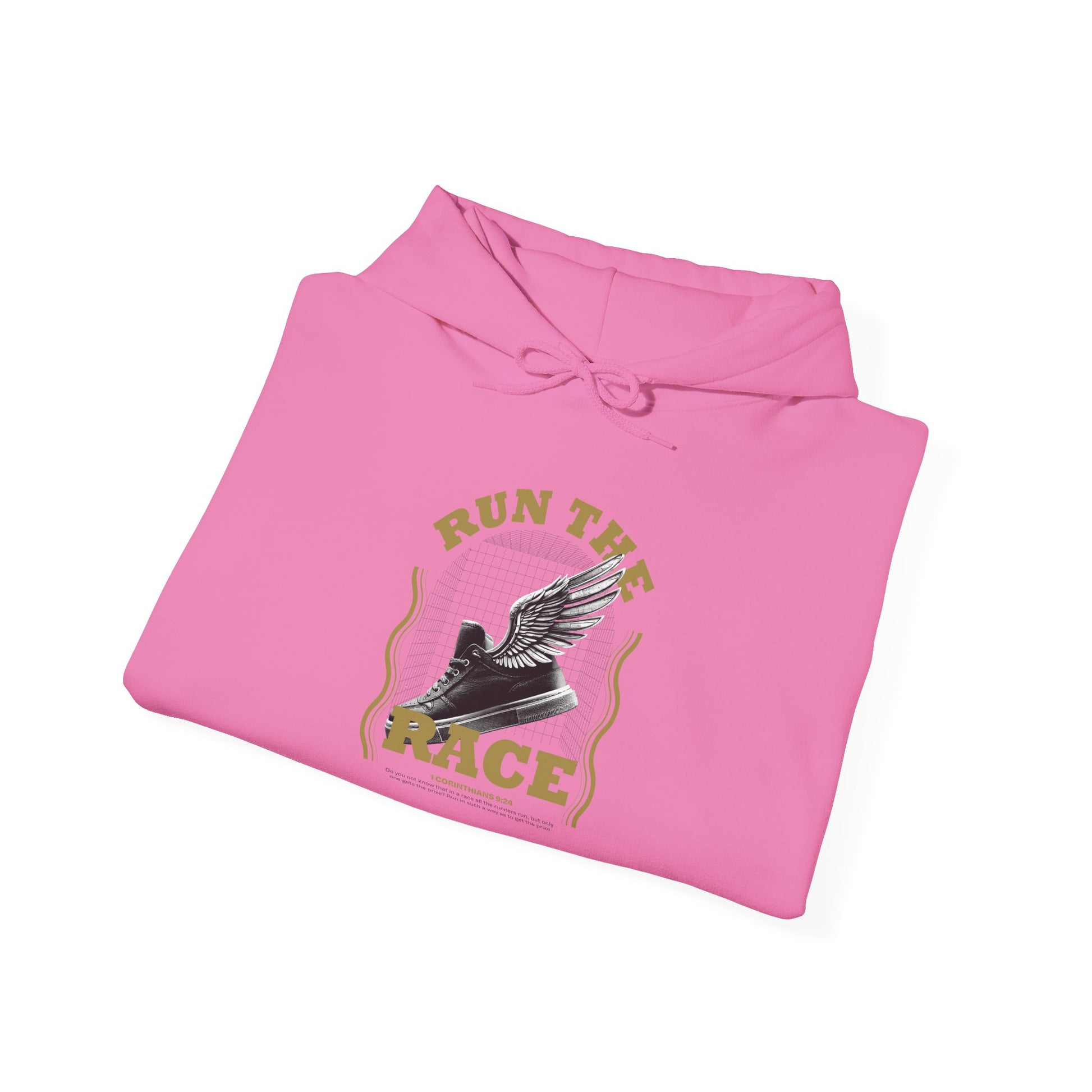 "Run The Race" Unisex Heavy Blend™ Hoodies - The Shield of Light