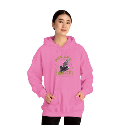 "Run The Race" Unisex Heavy Blend™ Hoodies - The Shield of Light