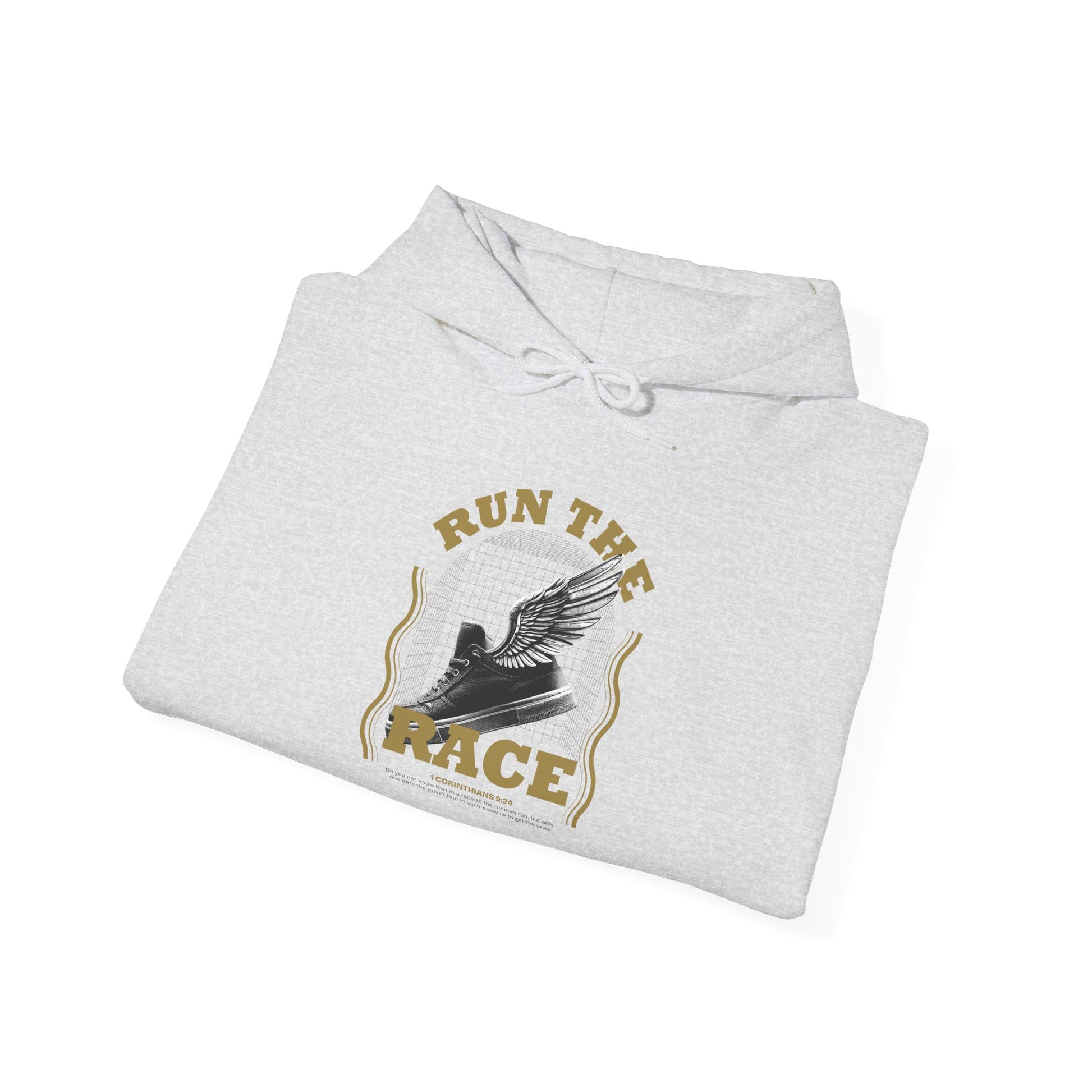 "Run The Race" Unisex Heavy Blend™ Hoodies - The Shield of Light