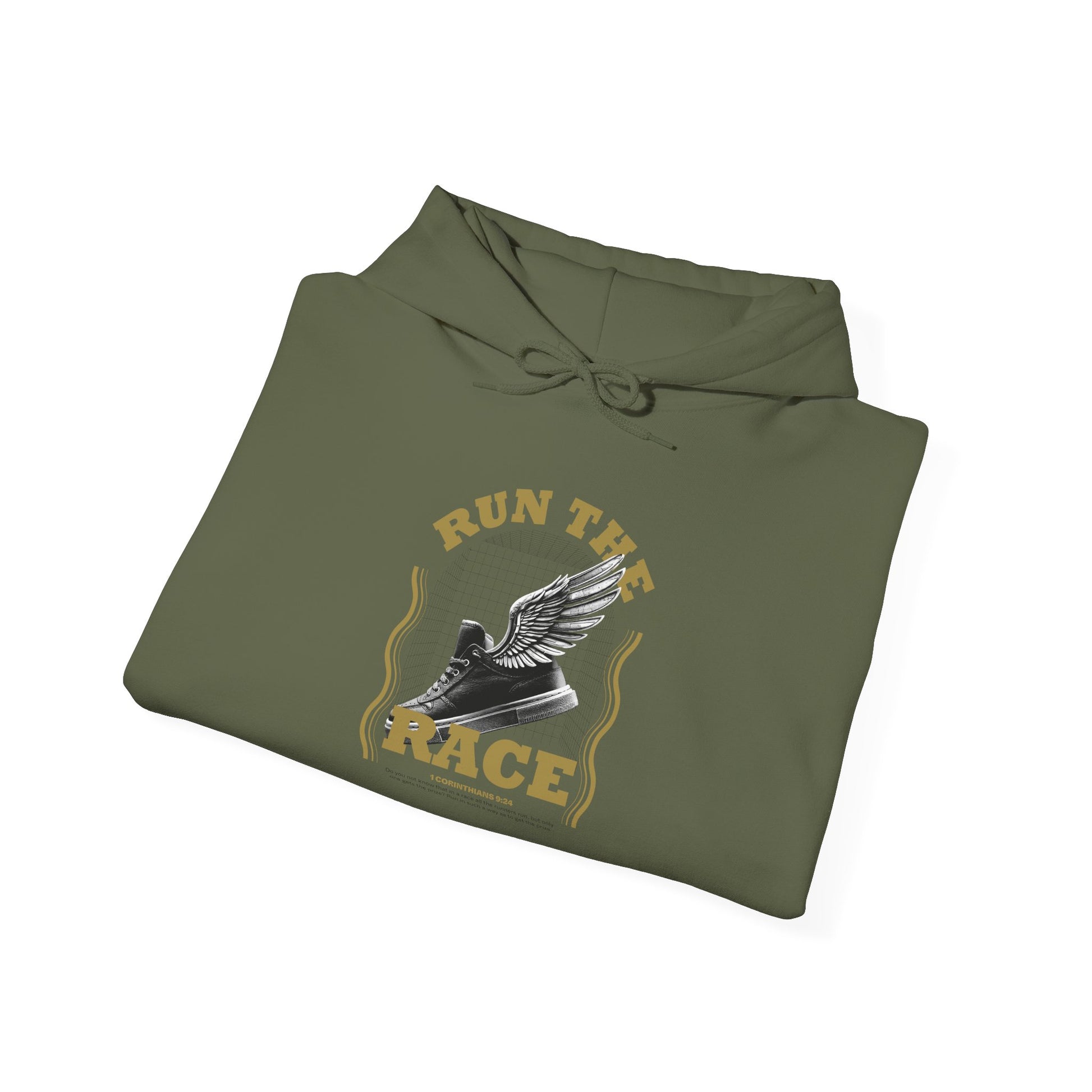 "Run The Race" Unisex Heavy Blend™ Hoodies - The Shield of Light
