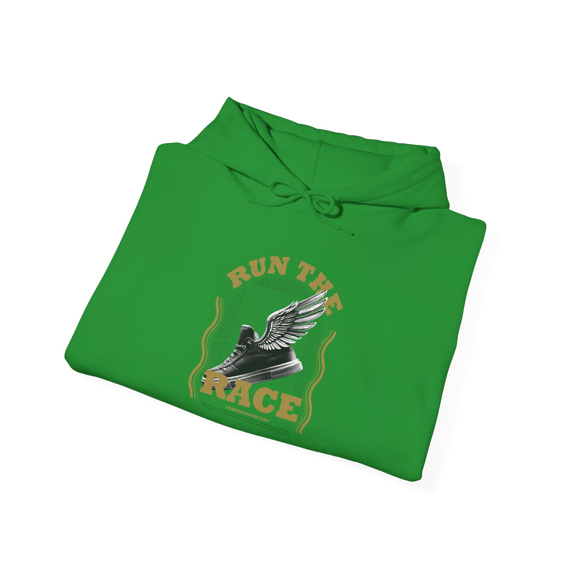 "Run The Race" Unisex Heavy Blend™ Hoodies - The Shield of Light