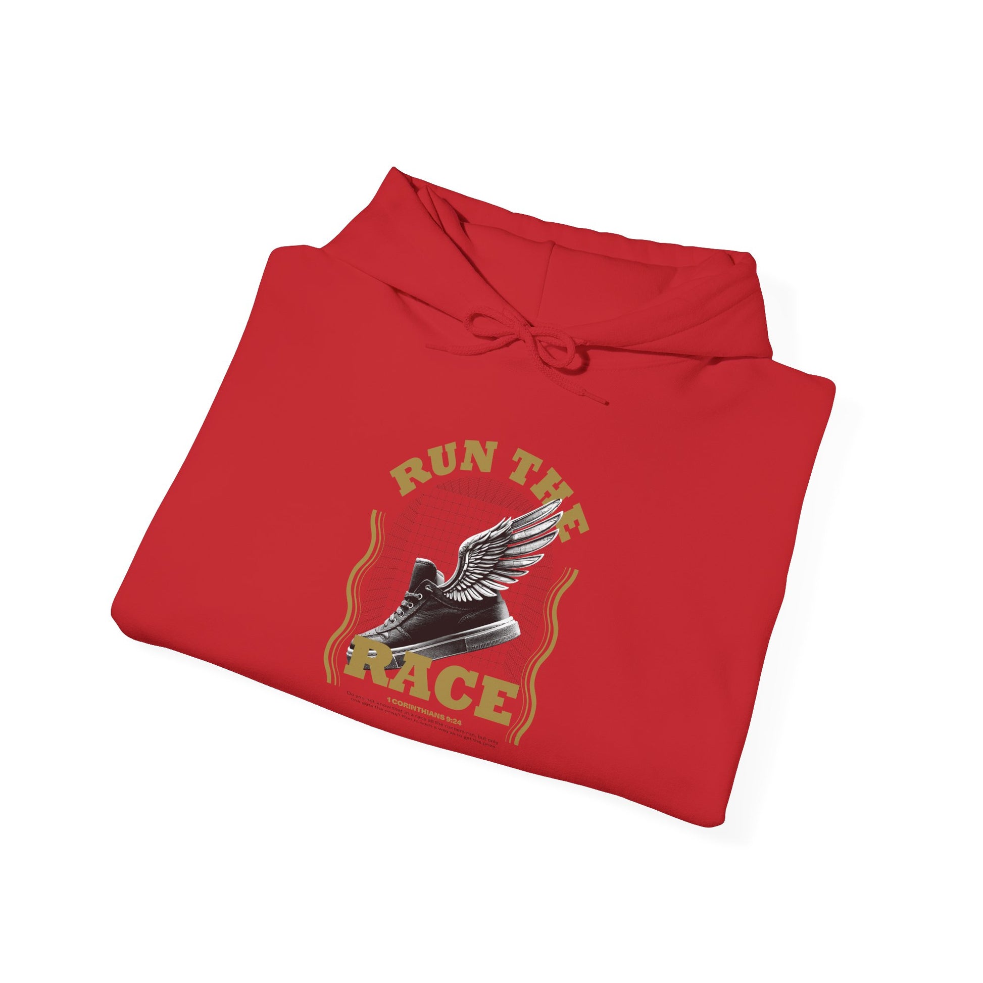 "Run The Race" Unisex Heavy Blend™ Hoodies - The Shield of Light