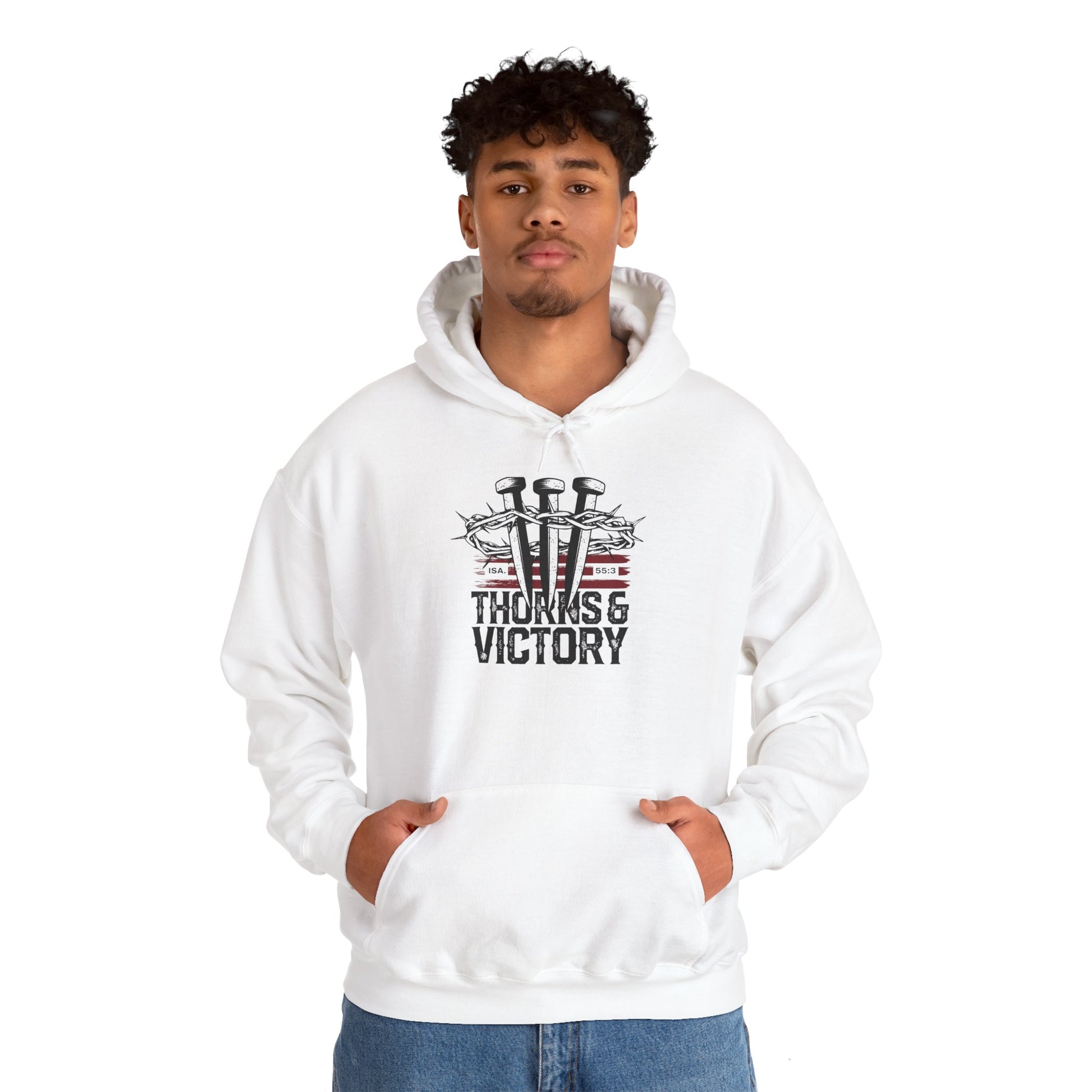 "Thorns & Victory" Unisex Heavy Blend™ Hoodies - The Shield of Light