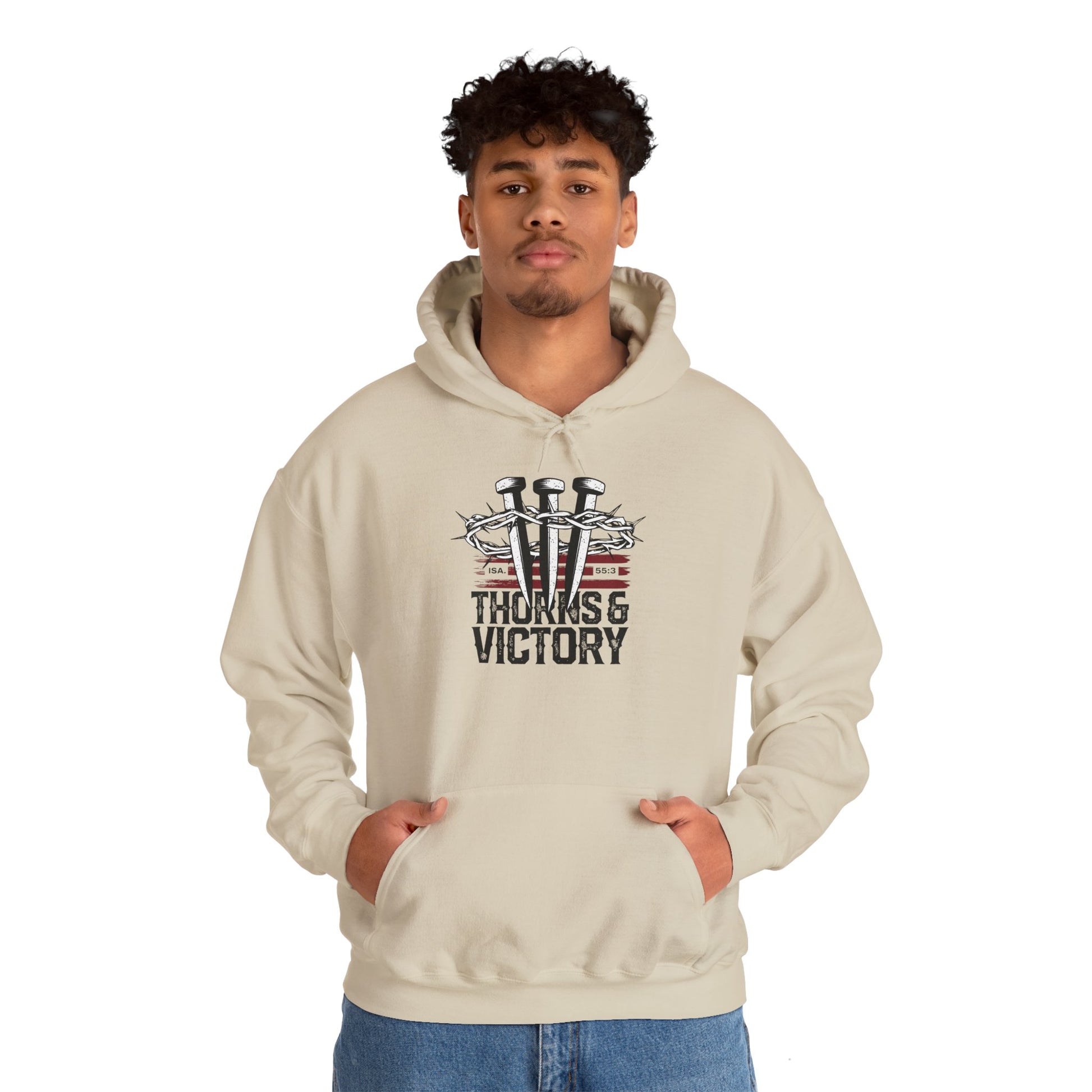 "Thorns & Victory" Unisex Heavy Blend™ Hoodies - The Shield of Light
