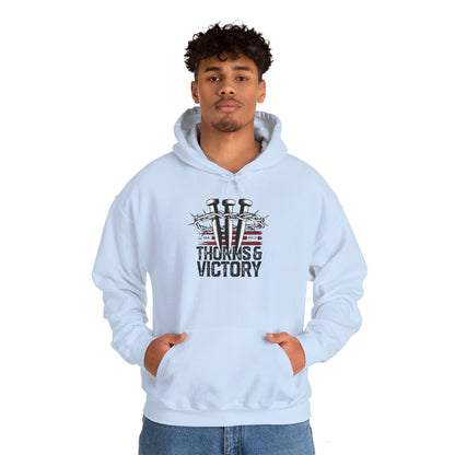 "Thorns & Victory" Unisex Heavy Blend™ Hoodies - The Shield of Light