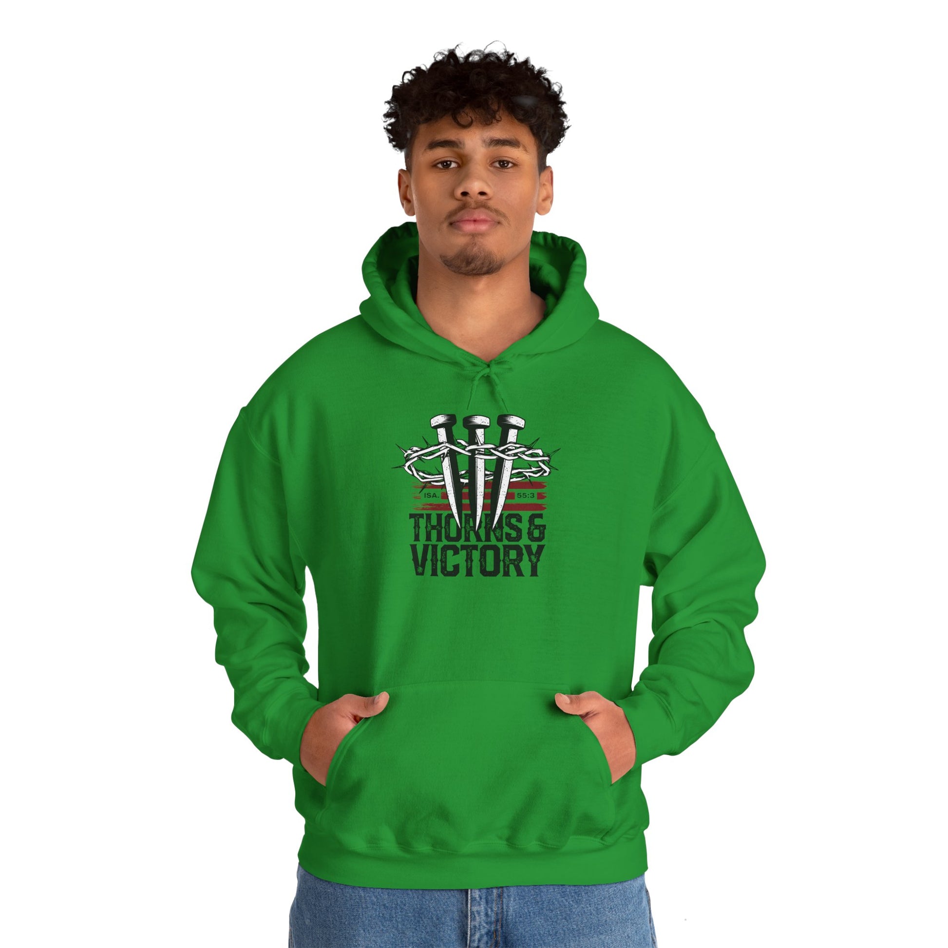 "Thorns & Victory" Unisex Heavy Blend™ Hoodies - The Shield of Light