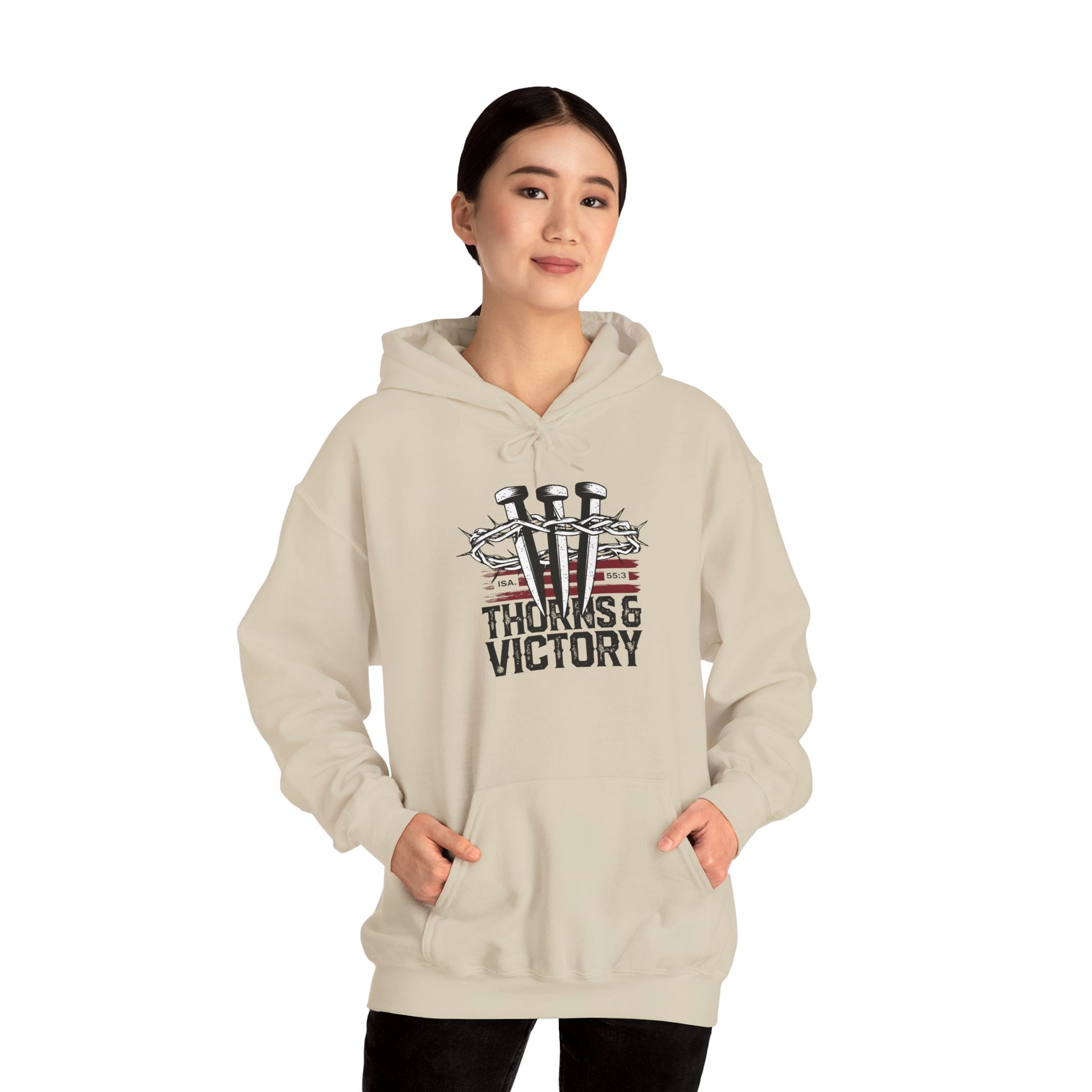 "Thorns & Victory" Unisex Heavy Blend™ Hoodies - The Shield of Light