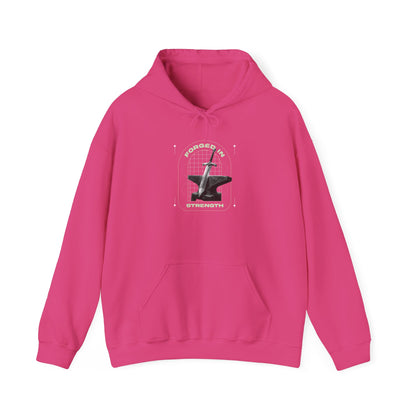 "Forged In Strength"  Unisex Heavy Blend™ Hoodies - The Shield of Light