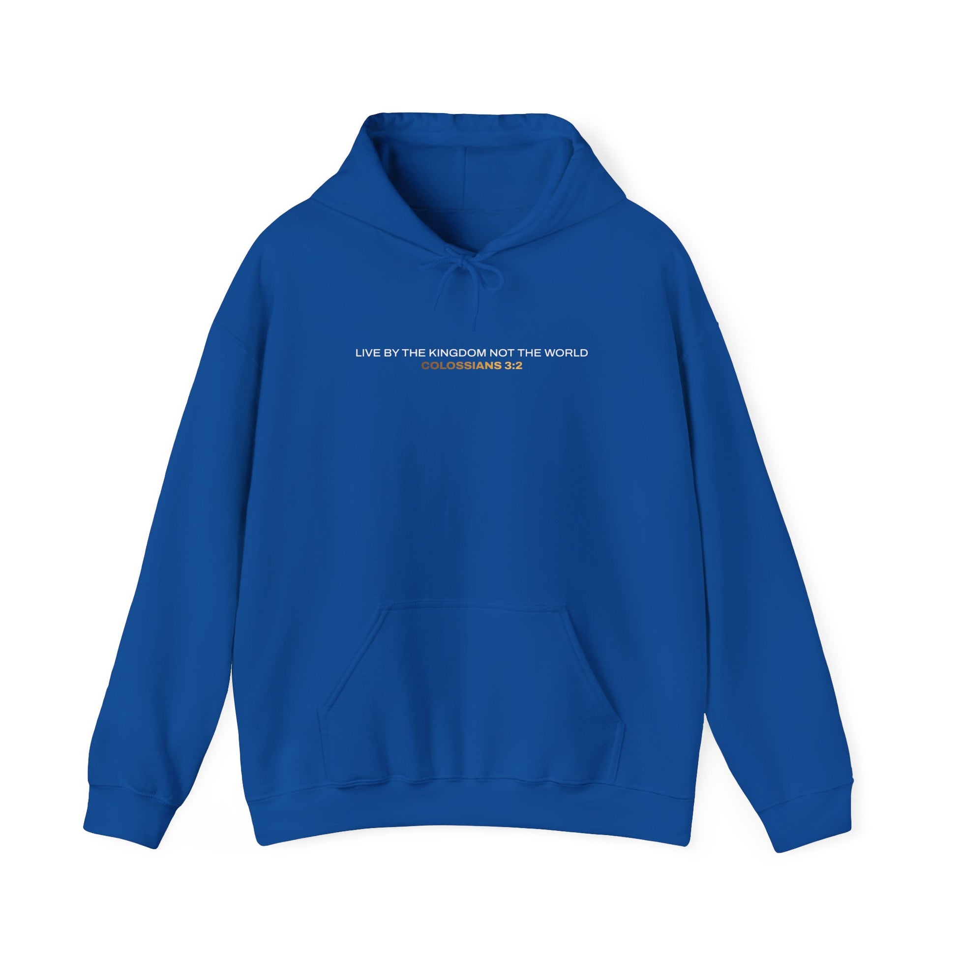 "Live By the Kingdom Not the World Colossians 3:2" Unisex Heavy Blend™ Hoodies - The Shield of Light