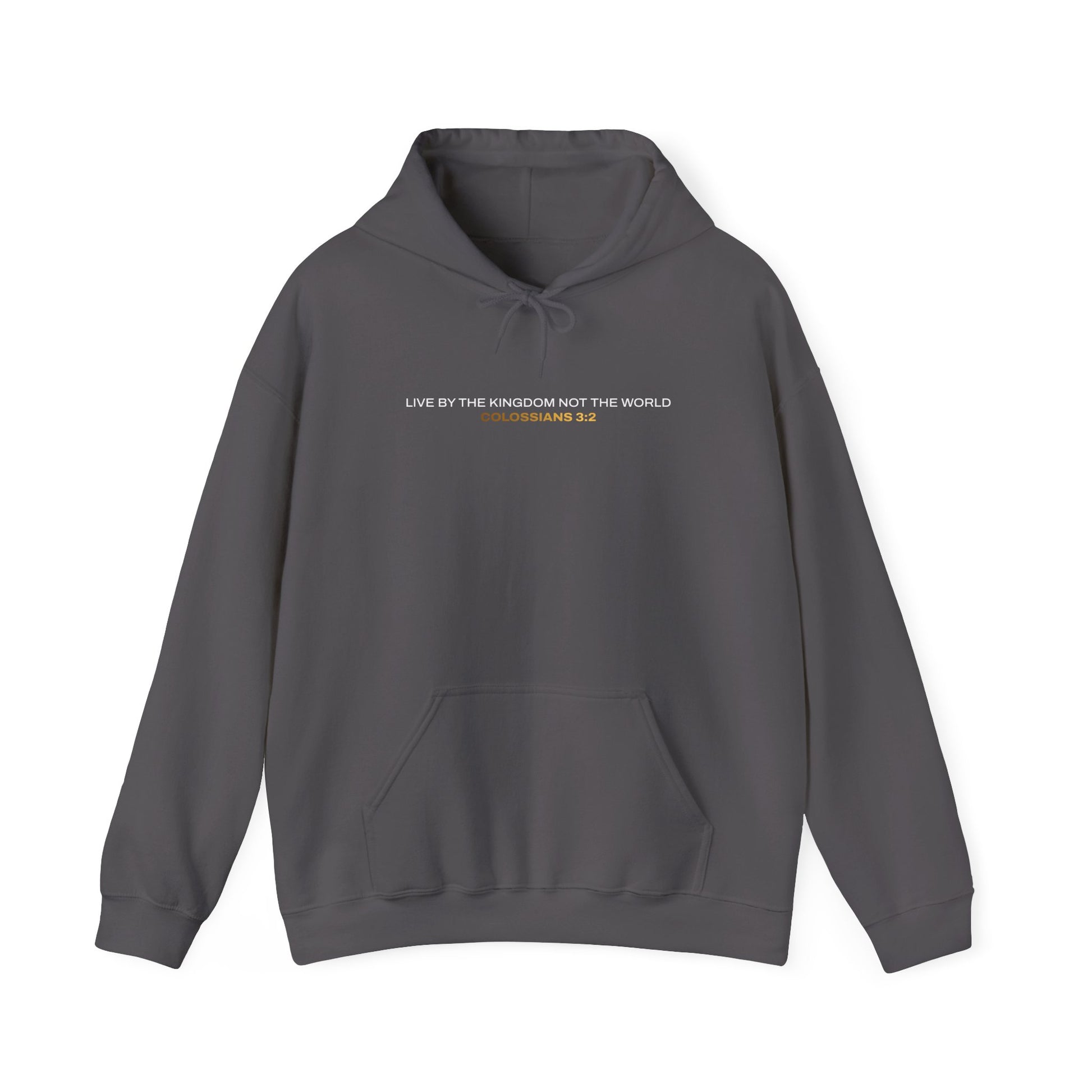 "Live By the Kingdom Not the World Colossians 3:2" Unisex Heavy Blend™ Hoodies - The Shield of Light
