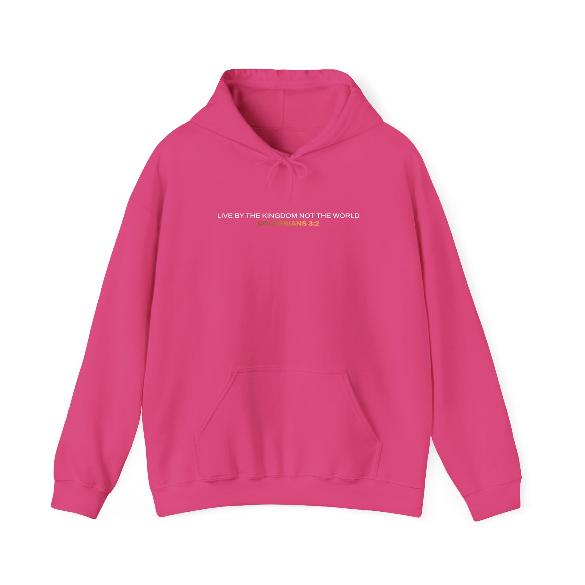 "Live By the Kingdom Not the World Colossians 3:2" Unisex Heavy Blend™ Hoodies - The Shield of Light