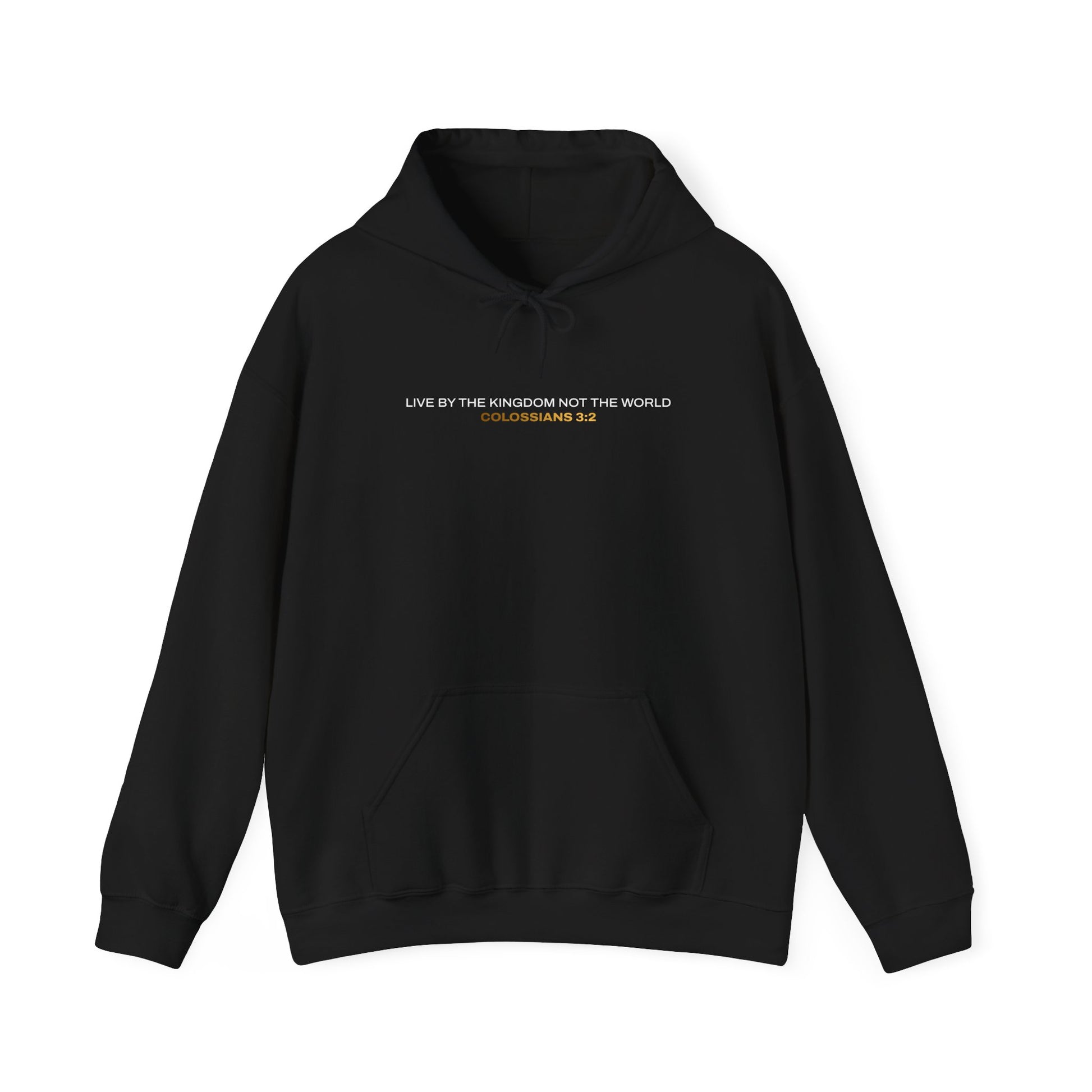 "Live By the Kingdom Not the World Colossians 3:2" Unisex Heavy Blend™ Hoodies - The Shield of Light