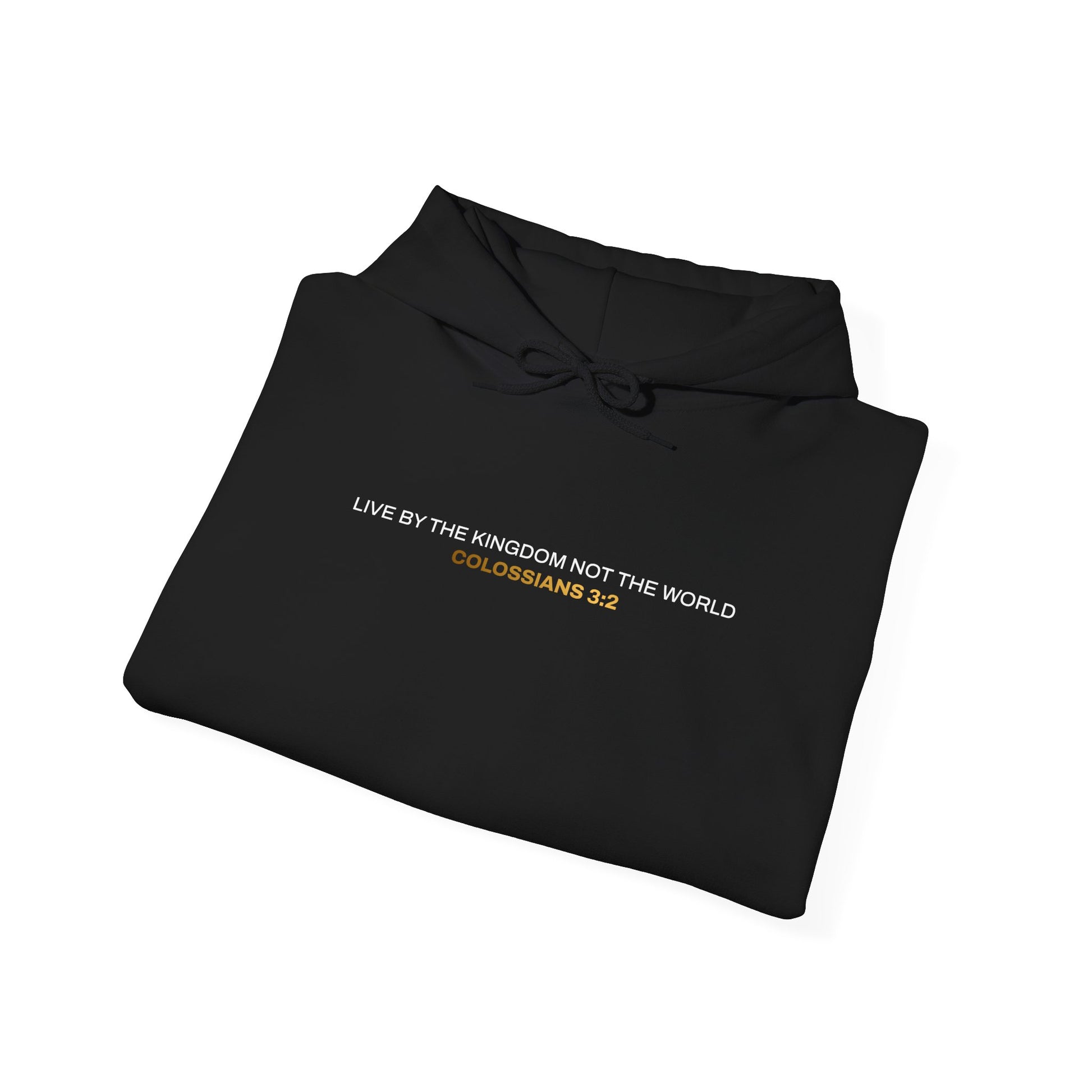 "Live By the Kingdom Not the World Colossians 3:2" Unisex Heavy Blend™ Hoodies - The Shield of Light