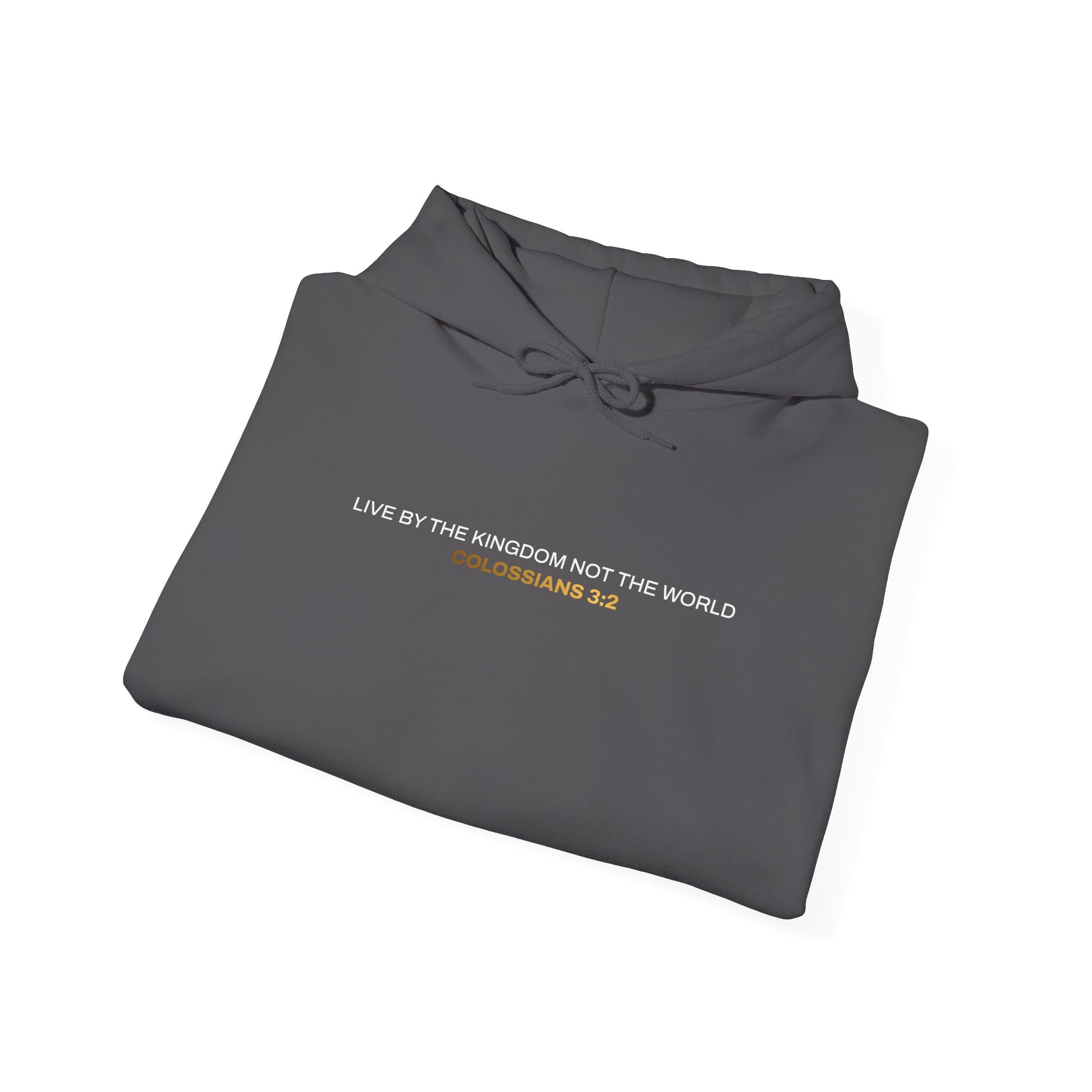 "Live By the Kingdom Not the World Colossians 3:2" Unisex Heavy Blend™ Hoodies - The Shield of Light