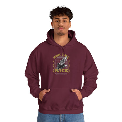 "Run The Race" Unisex Heavy Blend™ Hoodies - The Shield of Light