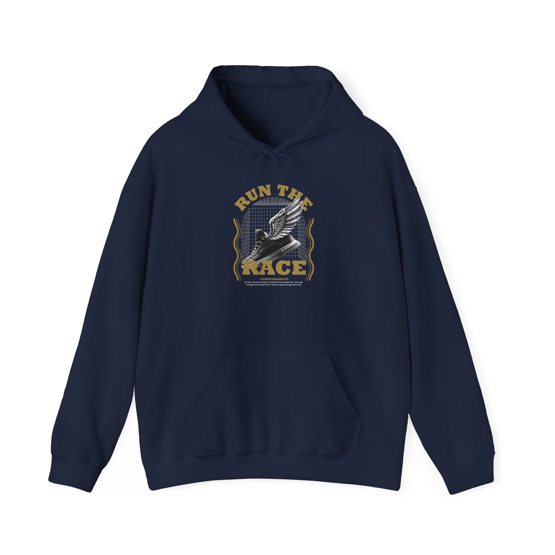 "Run The Race" Unisex Heavy Blend™ Hoodies - The Shield of Light