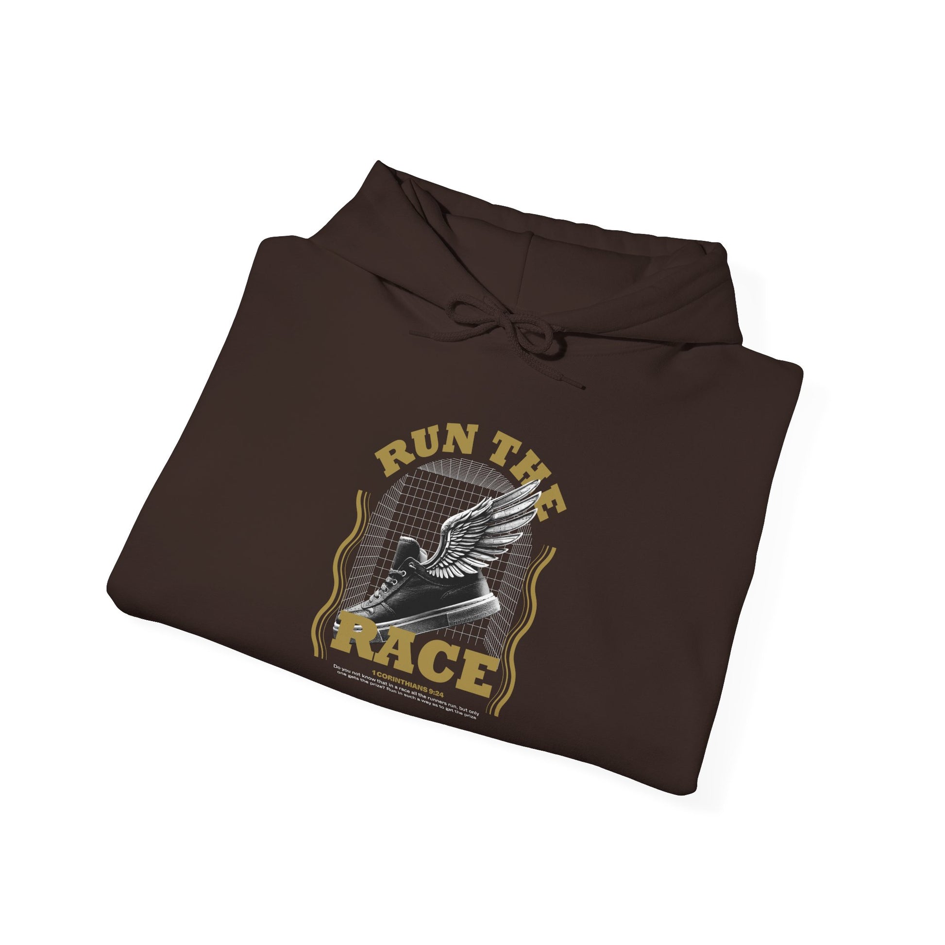 "Run The Race" Unisex Heavy Blend™ Hoodies - The Shield of Light