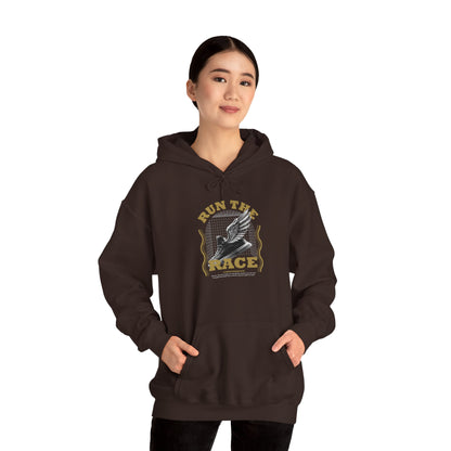 "Run The Race" Unisex Heavy Blend™ Hoodies - The Shield of Light
