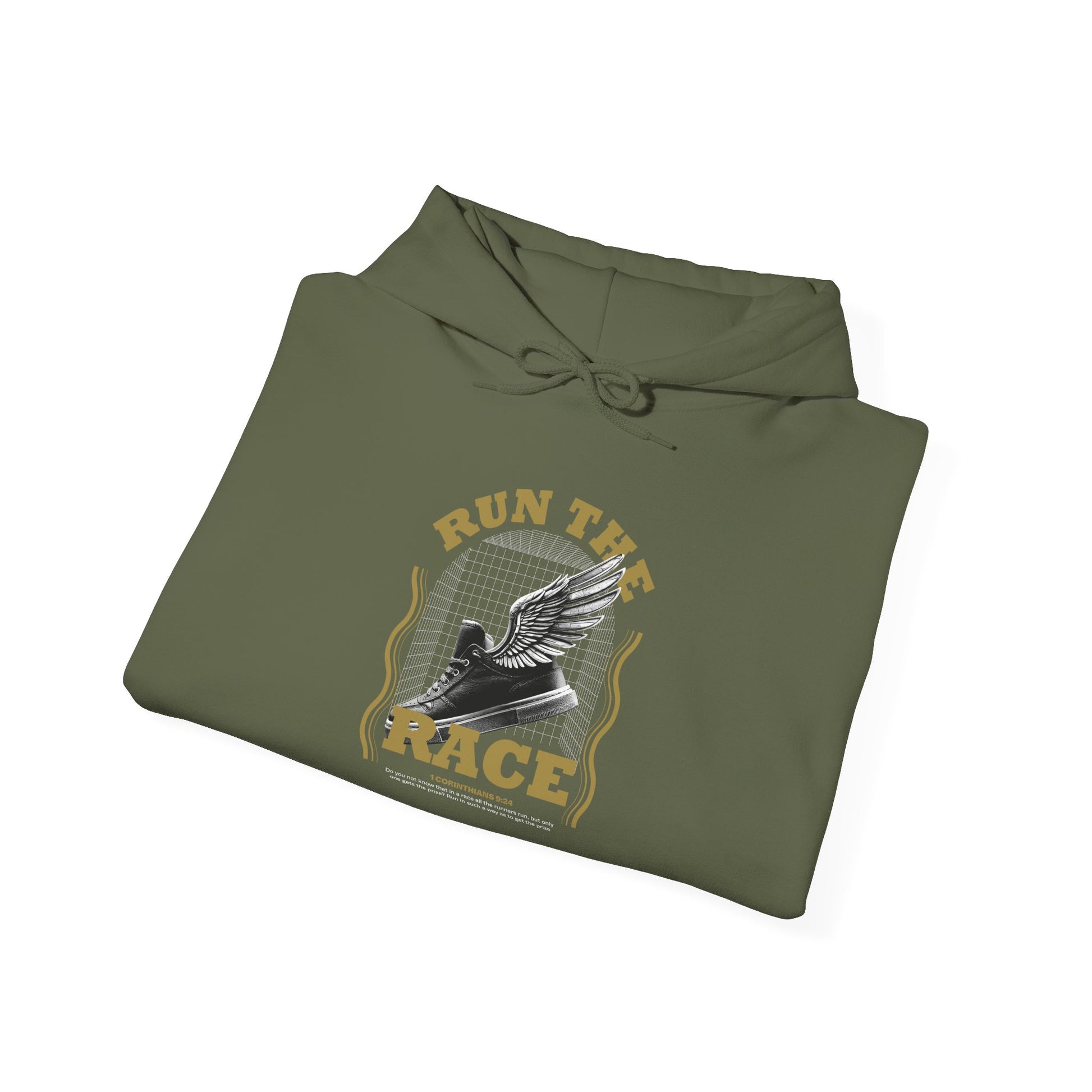 "Run The Race" Unisex Heavy Blend™ Hoodies - The Shield of Light