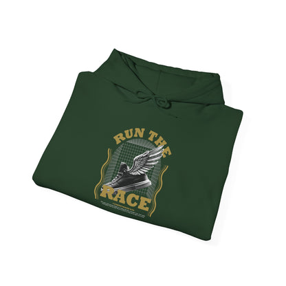 "Run The Race" Unisex Heavy Blend™ Hoodies - The Shield of Light