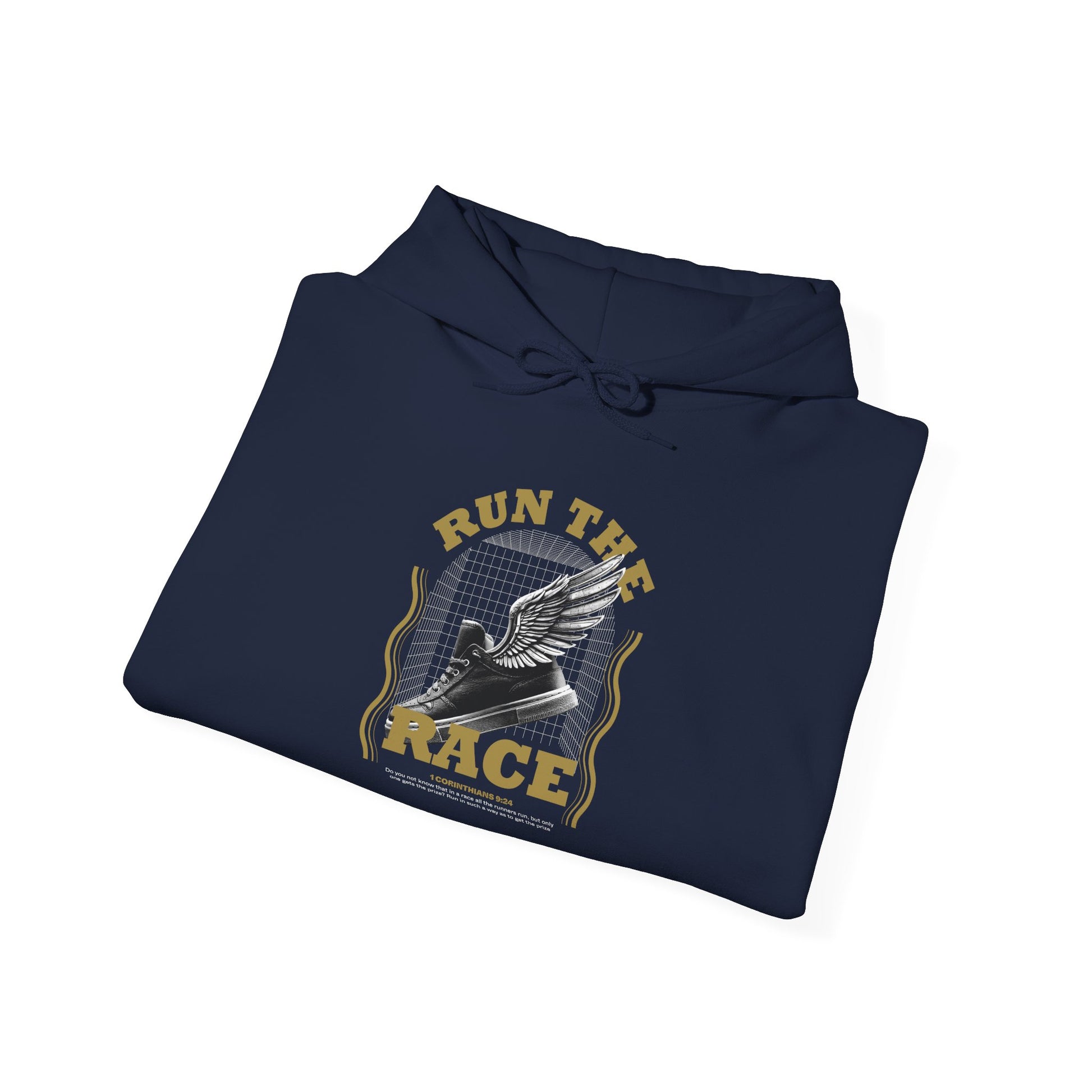 "Run The Race" Unisex Heavy Blend™ Hoodies - The Shield of Light