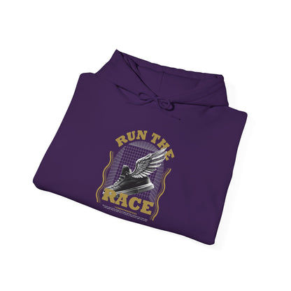 "Run The Race" Unisex Heavy Blend™ Hoodies - The Shield of Light