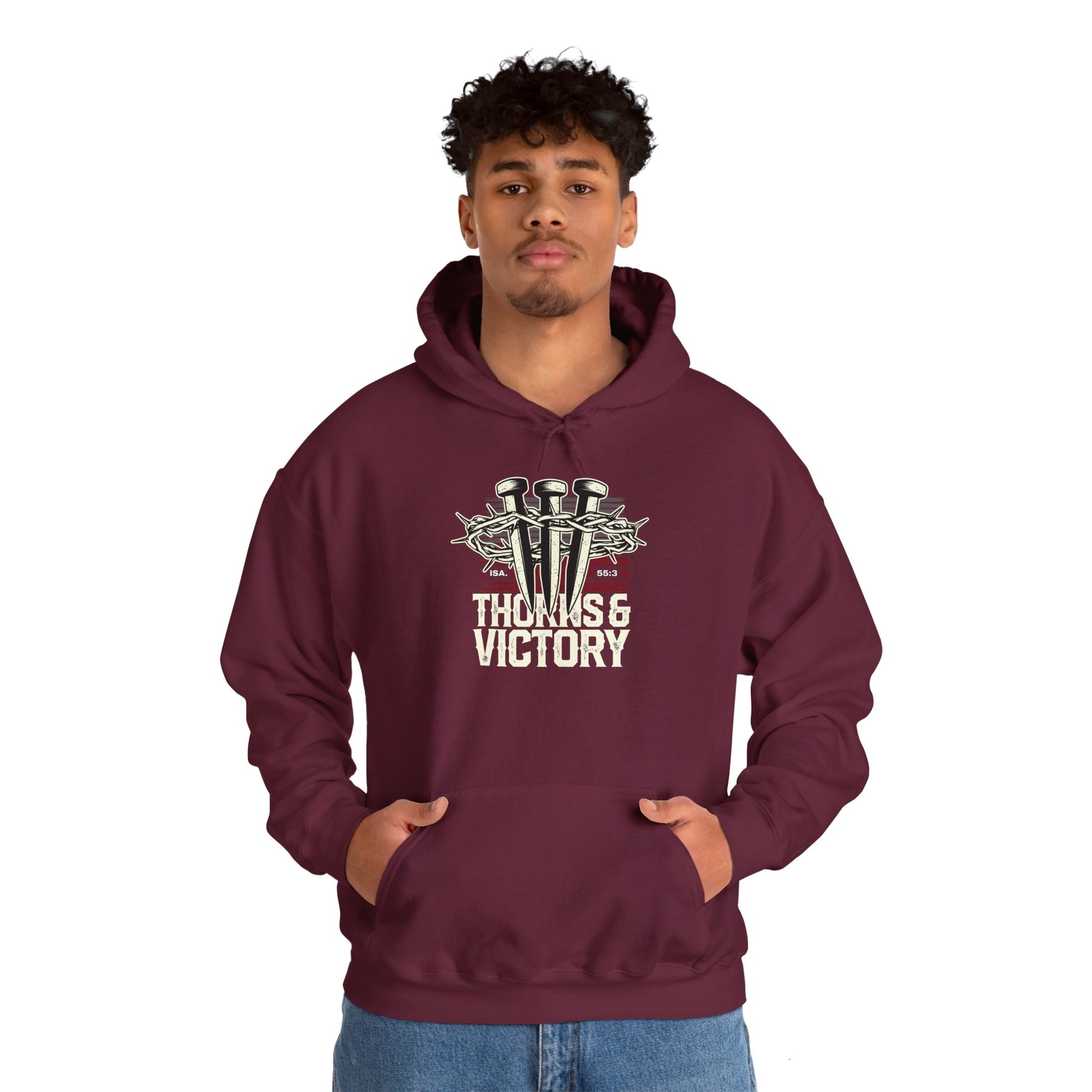 "Thorns & Victory" Unisex Heavy Blend™ Hoodies - The Shield of Light