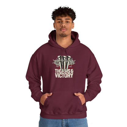 "Thorns & Victory" Unisex Heavy Blend™ Hoodies - The Shield of Light