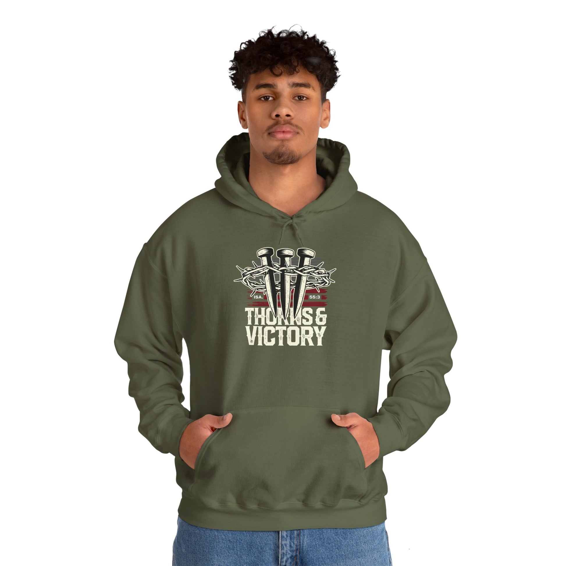 "Thorns & Victory" Unisex Heavy Blend™ Hoodies - The Shield of Light