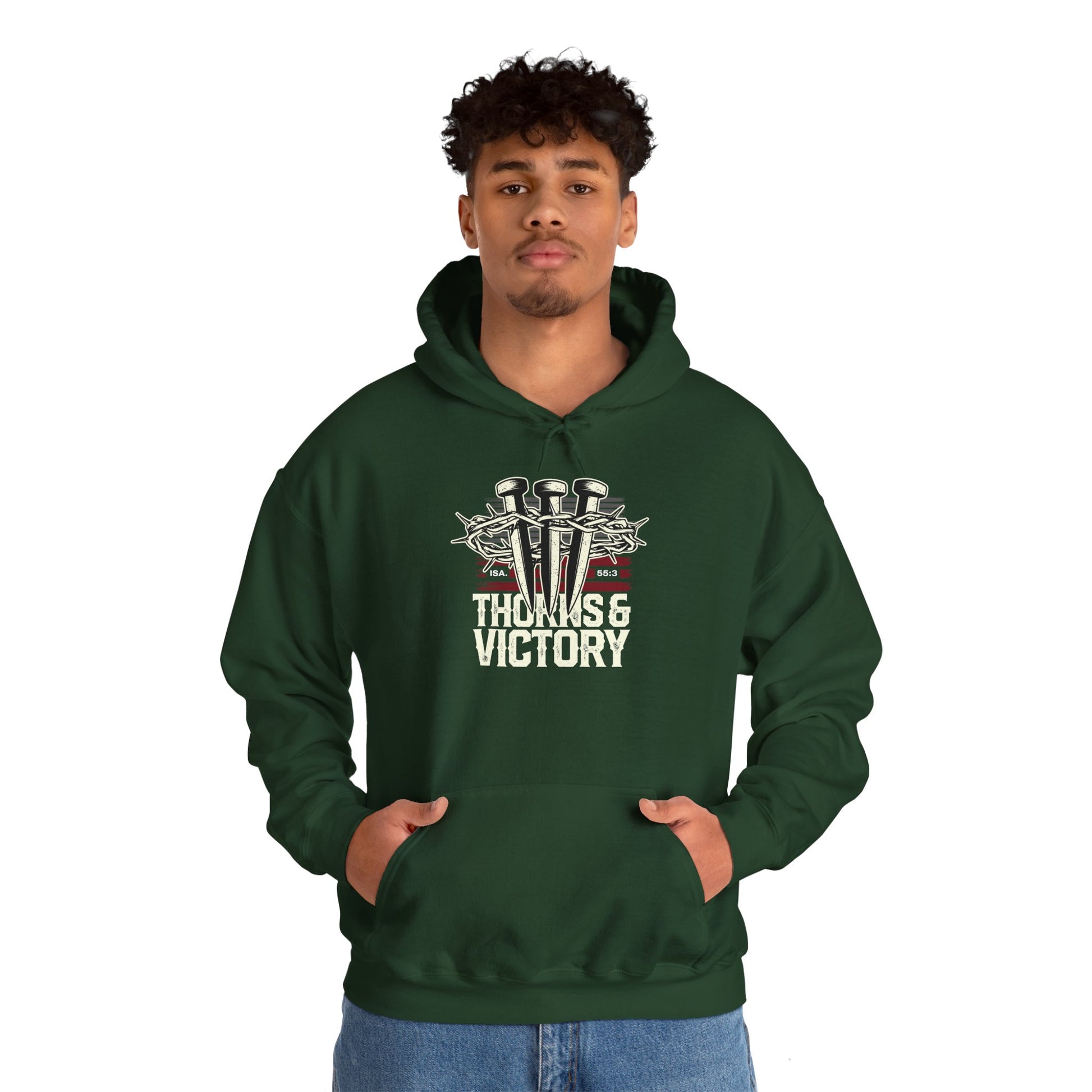 "Thorns & Victory" Unisex Heavy Blend™ Hoodies - The Shield of Light