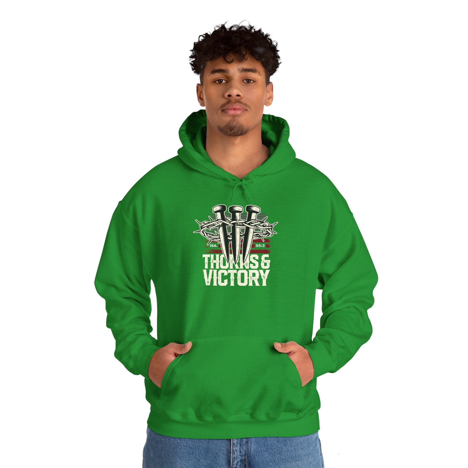 "Thorns & Victory" Unisex Heavy Blend™ Hoodies - The Shield of Light