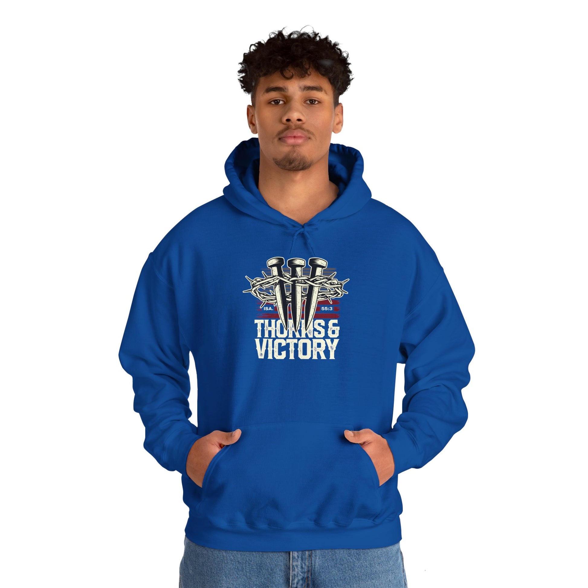 "Thorns & Victory" Unisex Heavy Blend™ Hoodies - The Shield of Light