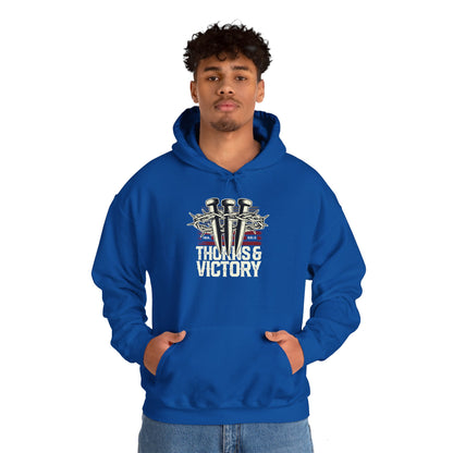 "Thorns & Victory" Unisex Heavy Blend™ Hoodies - The Shield of Light