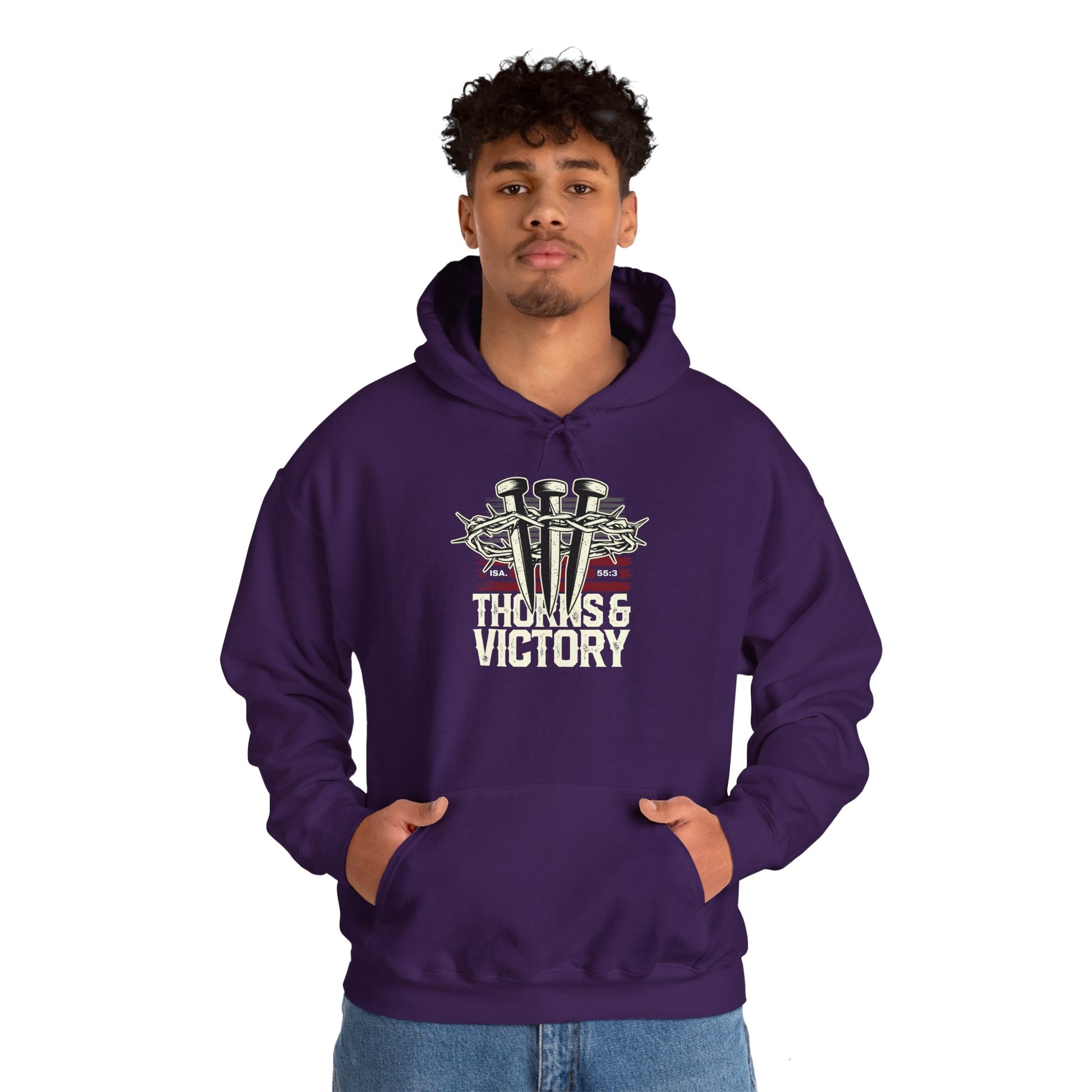 "Thorns & Victory" Unisex Heavy Blend™ Hoodies - The Shield of Light