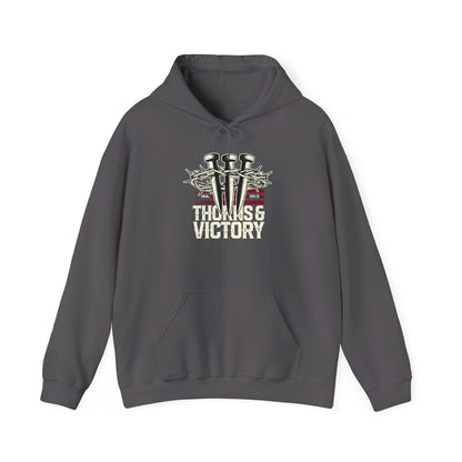 "Thorns & Victory" Unisex Heavy Blend™ Hoodies - The Shield of Light