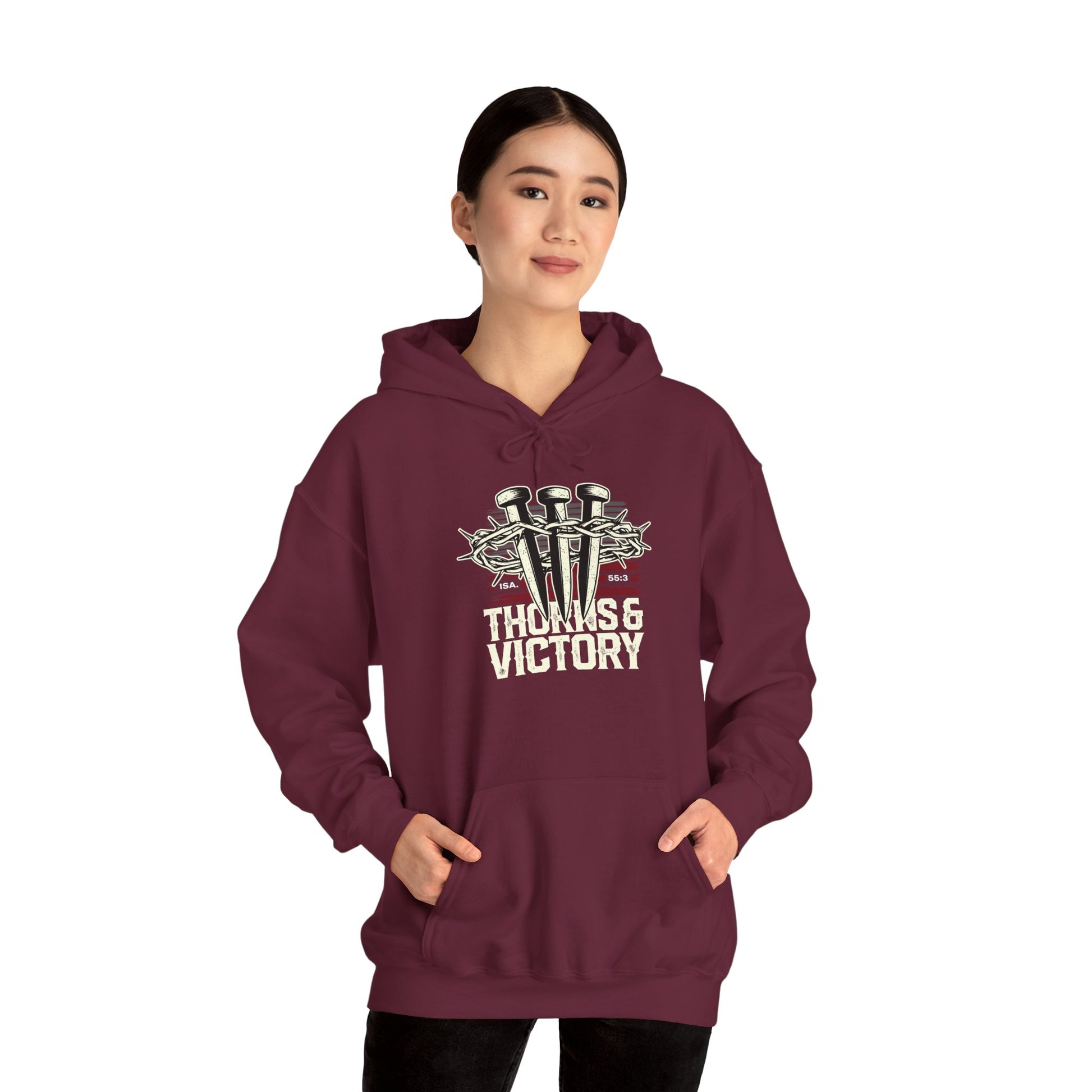 "Thorns & Victory" Unisex Heavy Blend™ Hoodies - The Shield of Light