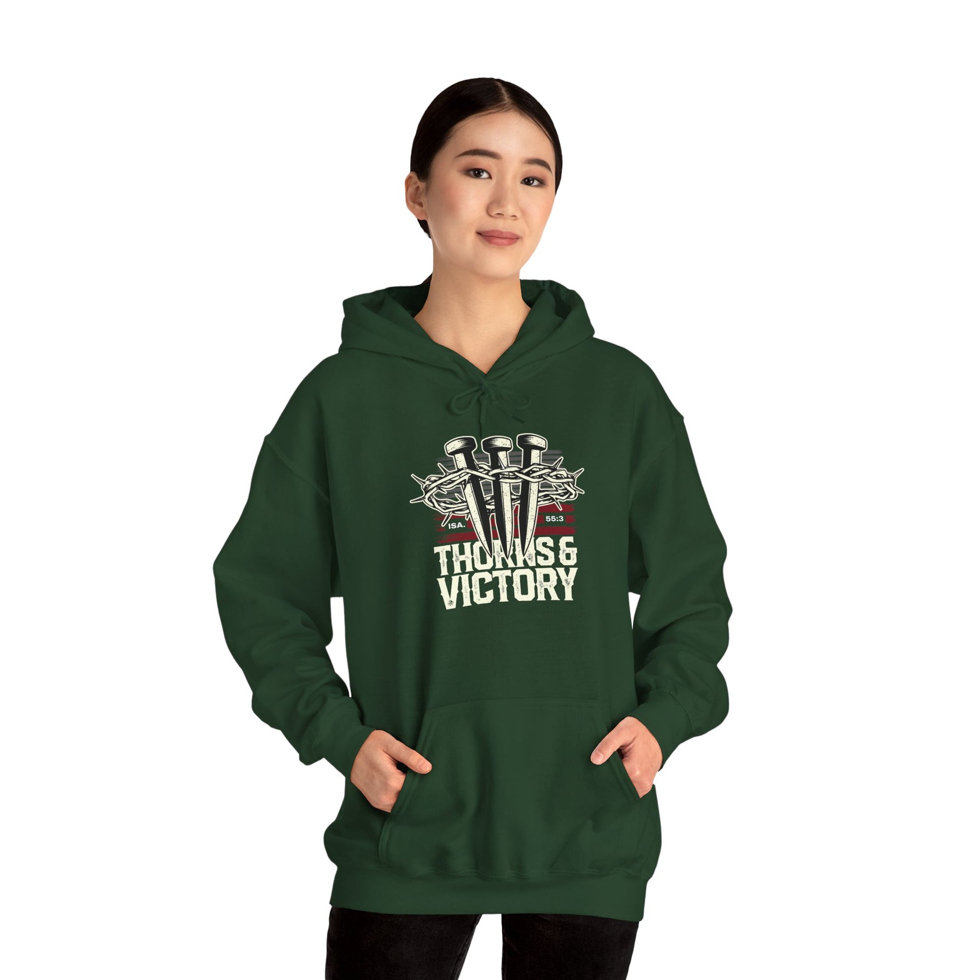 "Thorns & Victory" Unisex Heavy Blend™ Hoodies - The Shield of Light