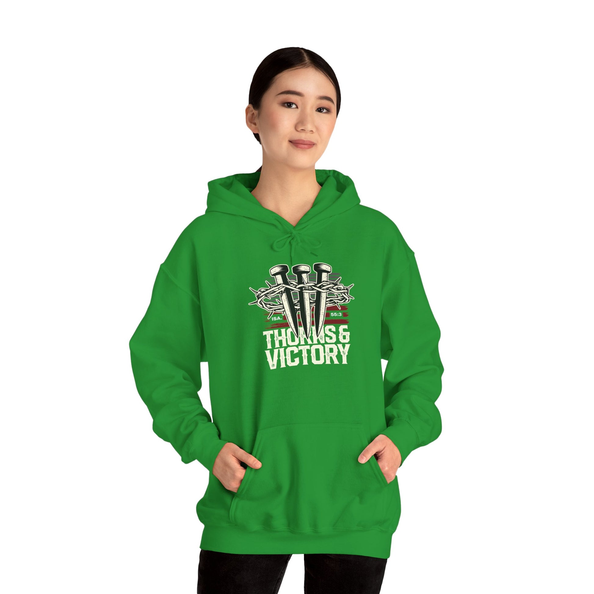 "Thorns & Victory" Unisex Heavy Blend™ Hoodies - The Shield of Light
