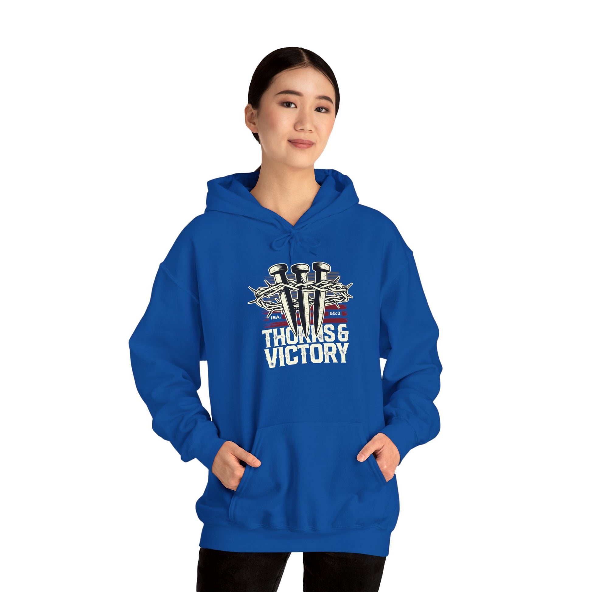 "Thorns & Victory" Unisex Heavy Blend™ Hoodies - The Shield of Light