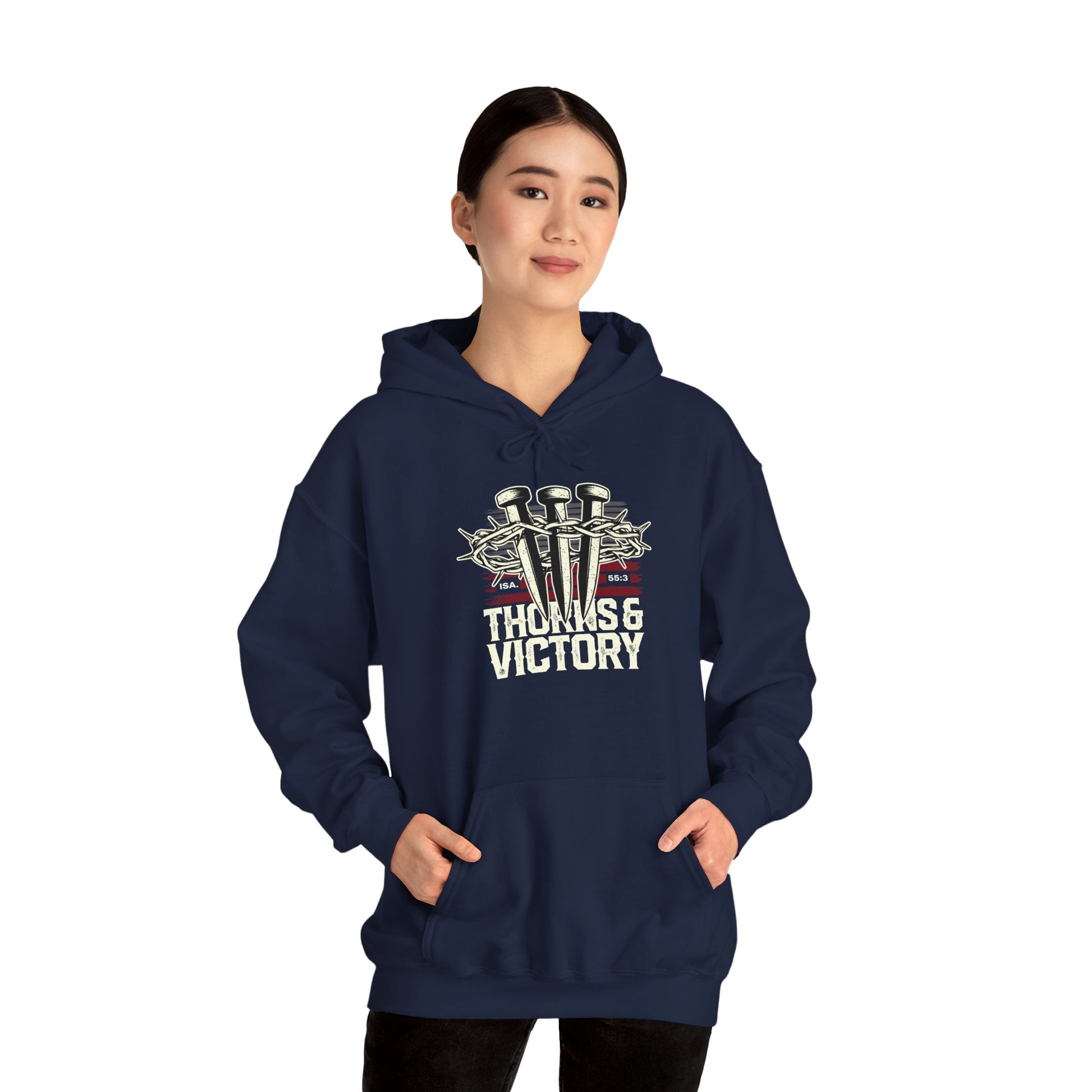 "Thorns & Victory" Unisex Heavy Blend™ Hoodies - The Shield of Light
