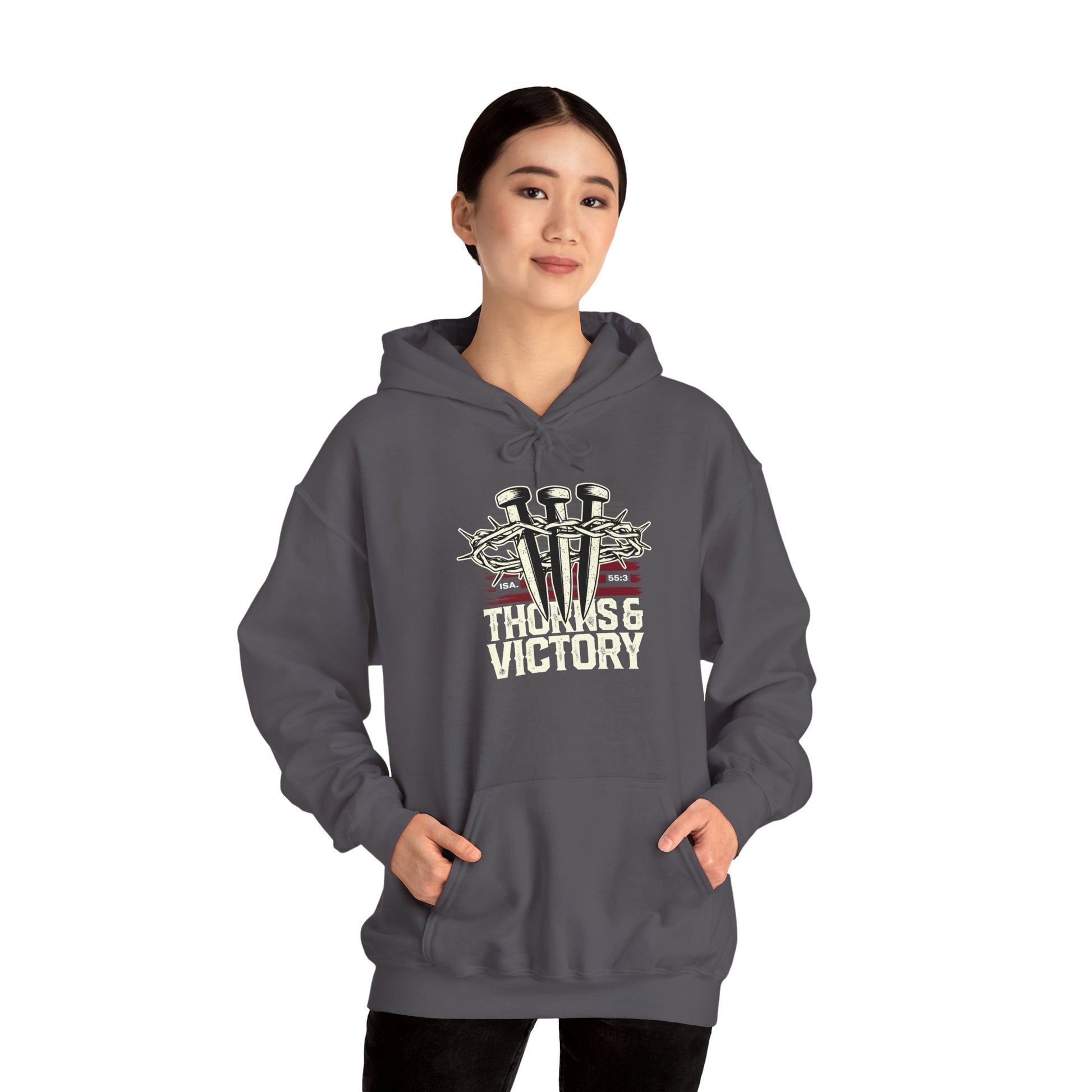 "Thorns & Victory" Unisex Heavy Blend™ Hoodies - The Shield of Light